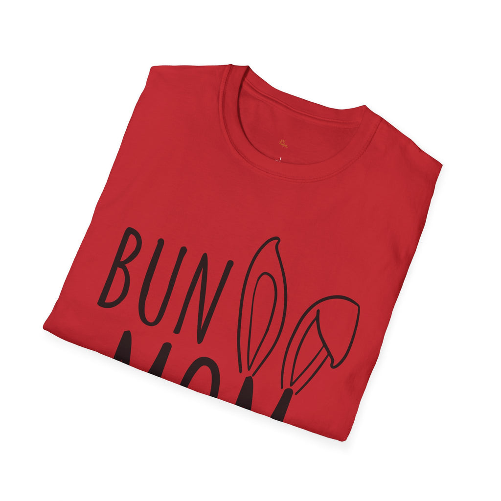 Bun Mom Unisex Softstyle T-Shirt - Cute Gift idea