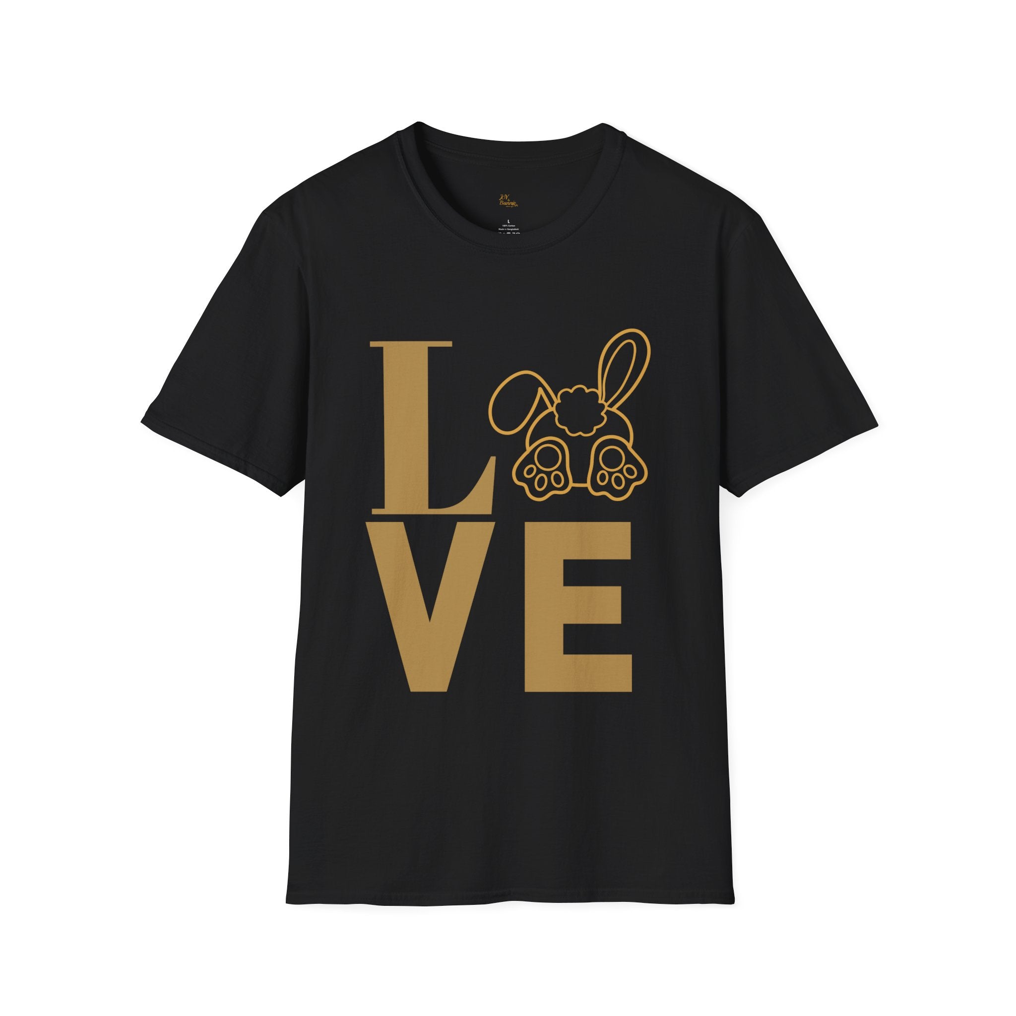 Cute Bunny Love Unisex Softstyle T-Shirt for Spring , Bunny Tee,