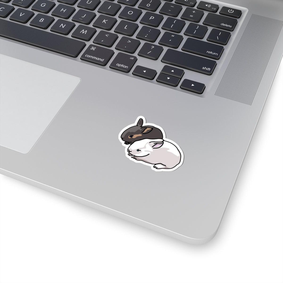 Cute Bunny Friends Kiss-Cut Sticker