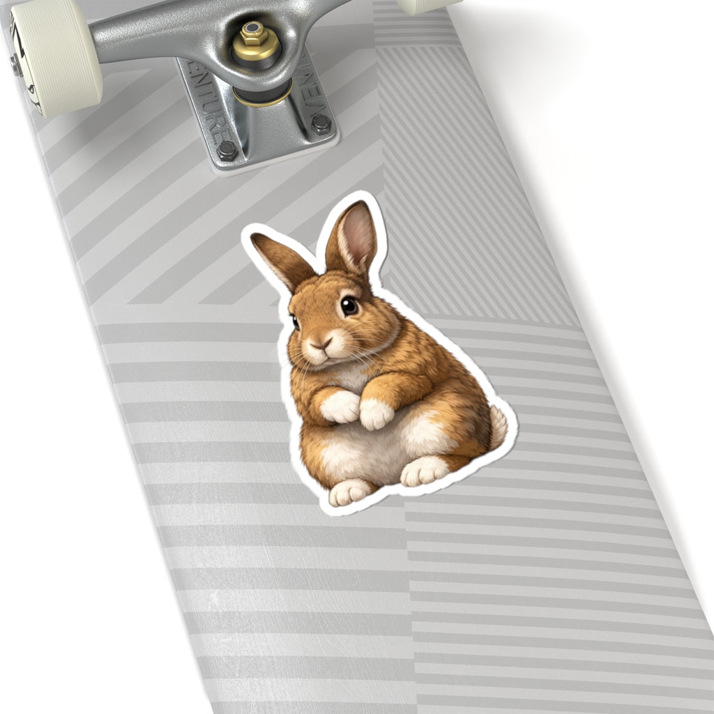 So Cute Bunny Kiss-Cut Sticker