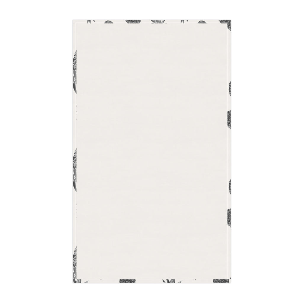 Black and White Pineapple Tea Towel