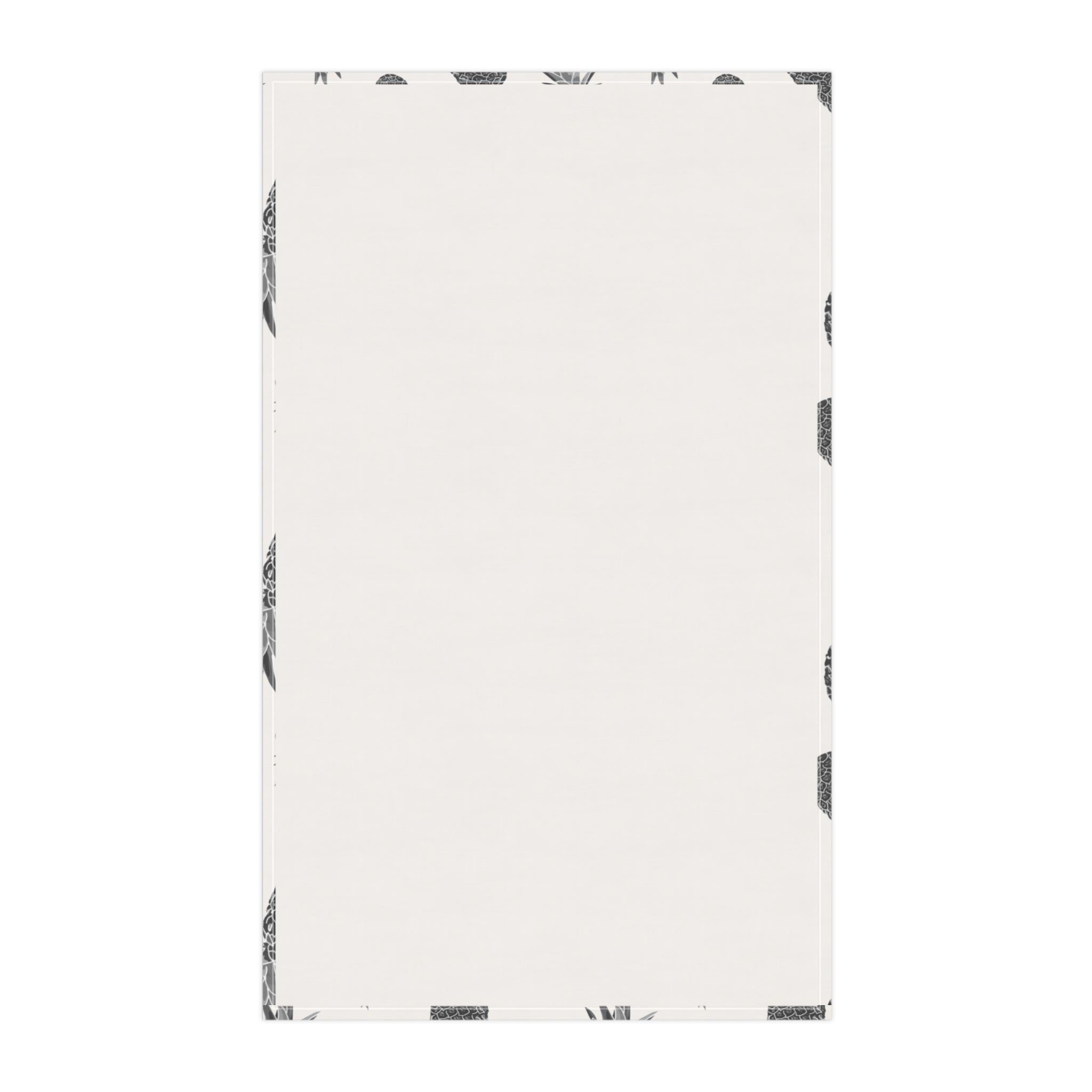 Black and White Pineapple Tea Towel