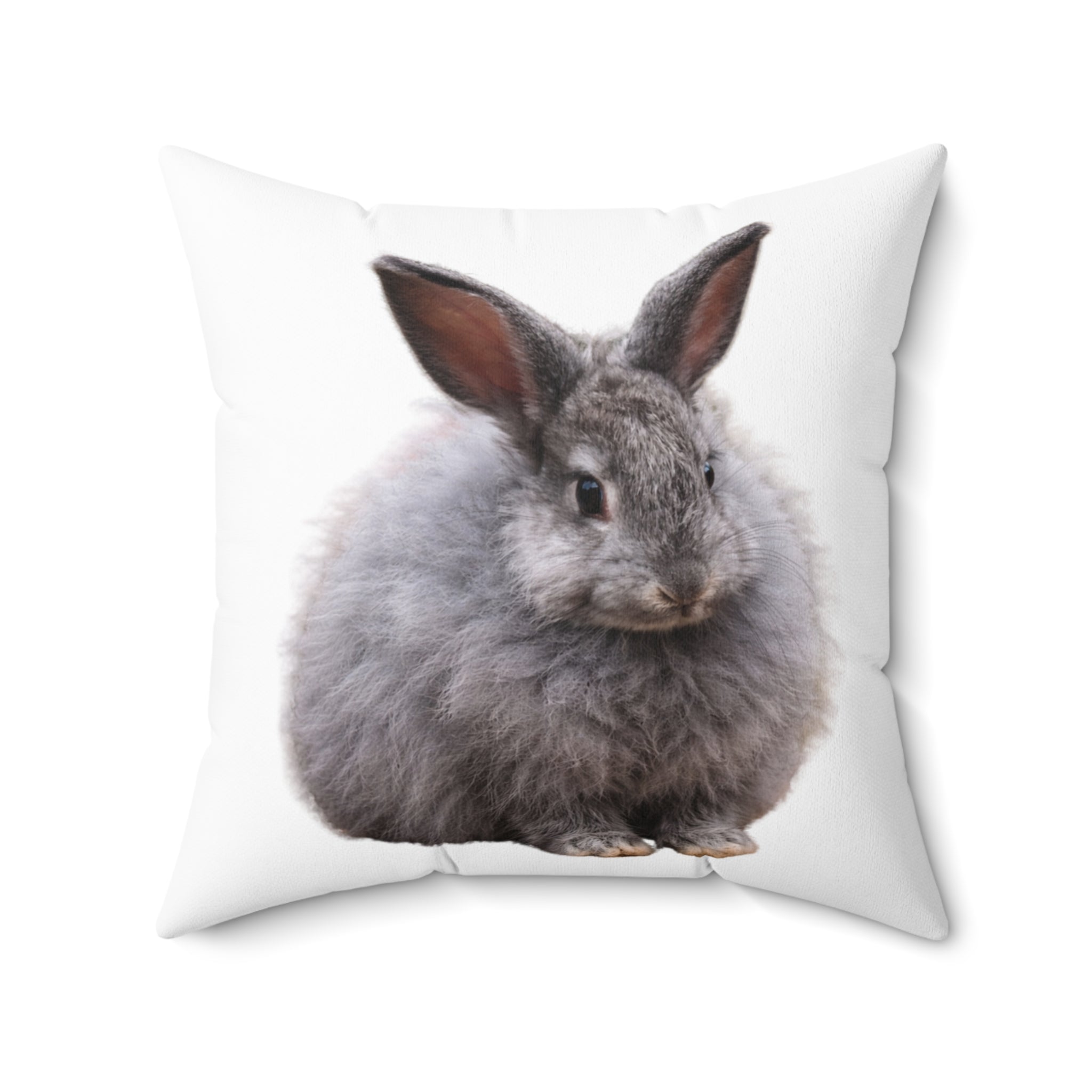 Fluffy Bunny Decorative Pillow