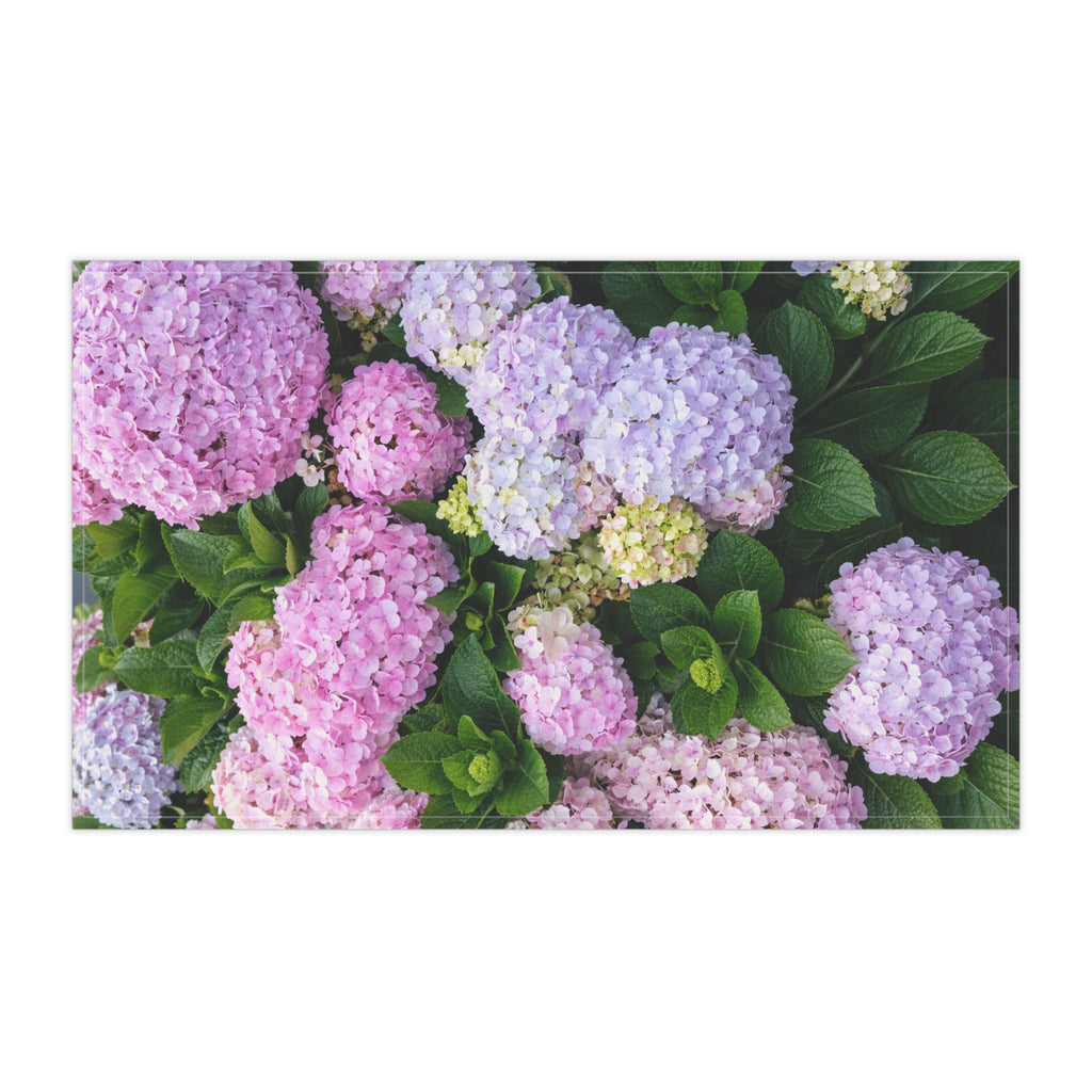 Hydrangea Flower Tea Kitchen Towel