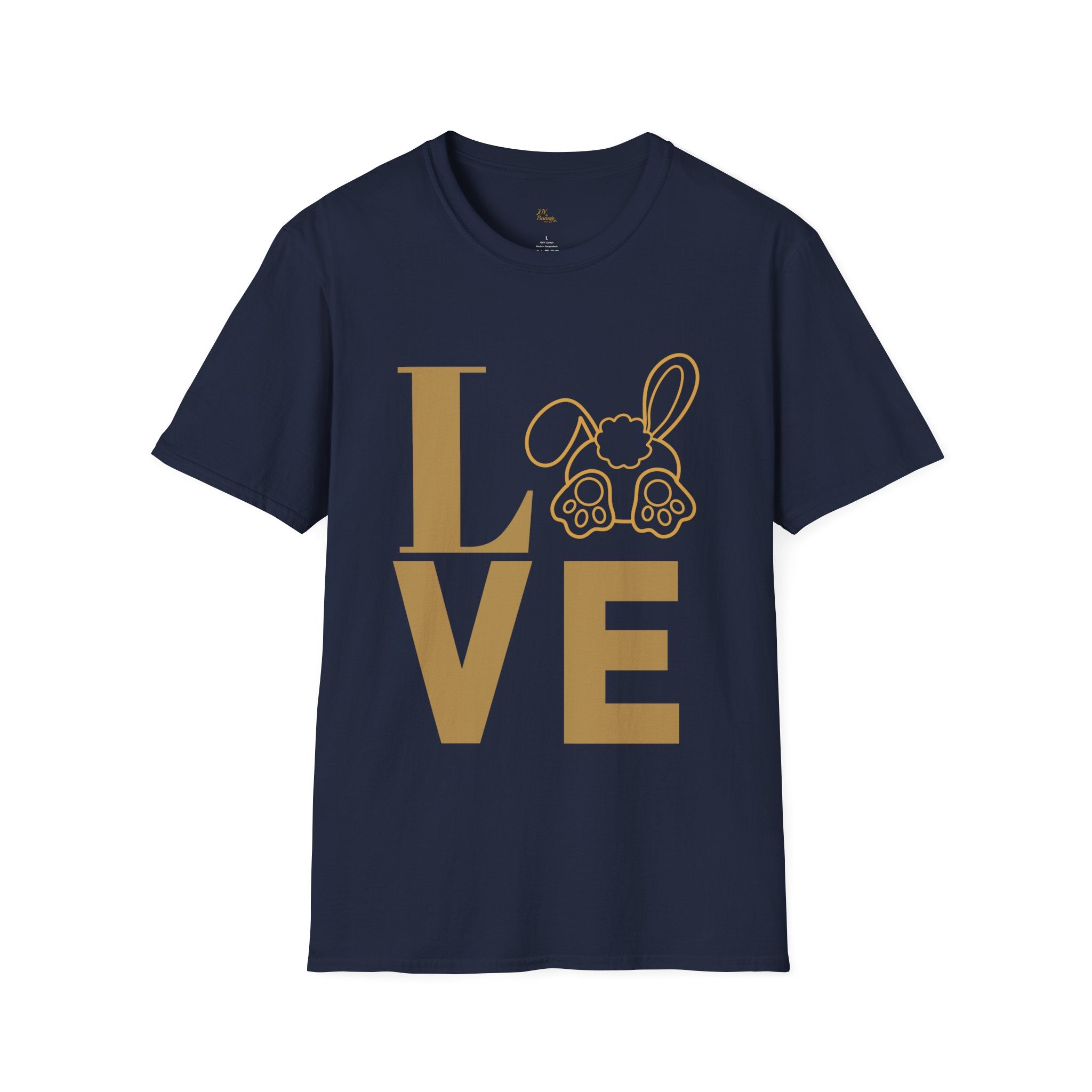 Cute Bunny Love Unisex Softstyle T-Shirt for Spring , Bunny Tee,