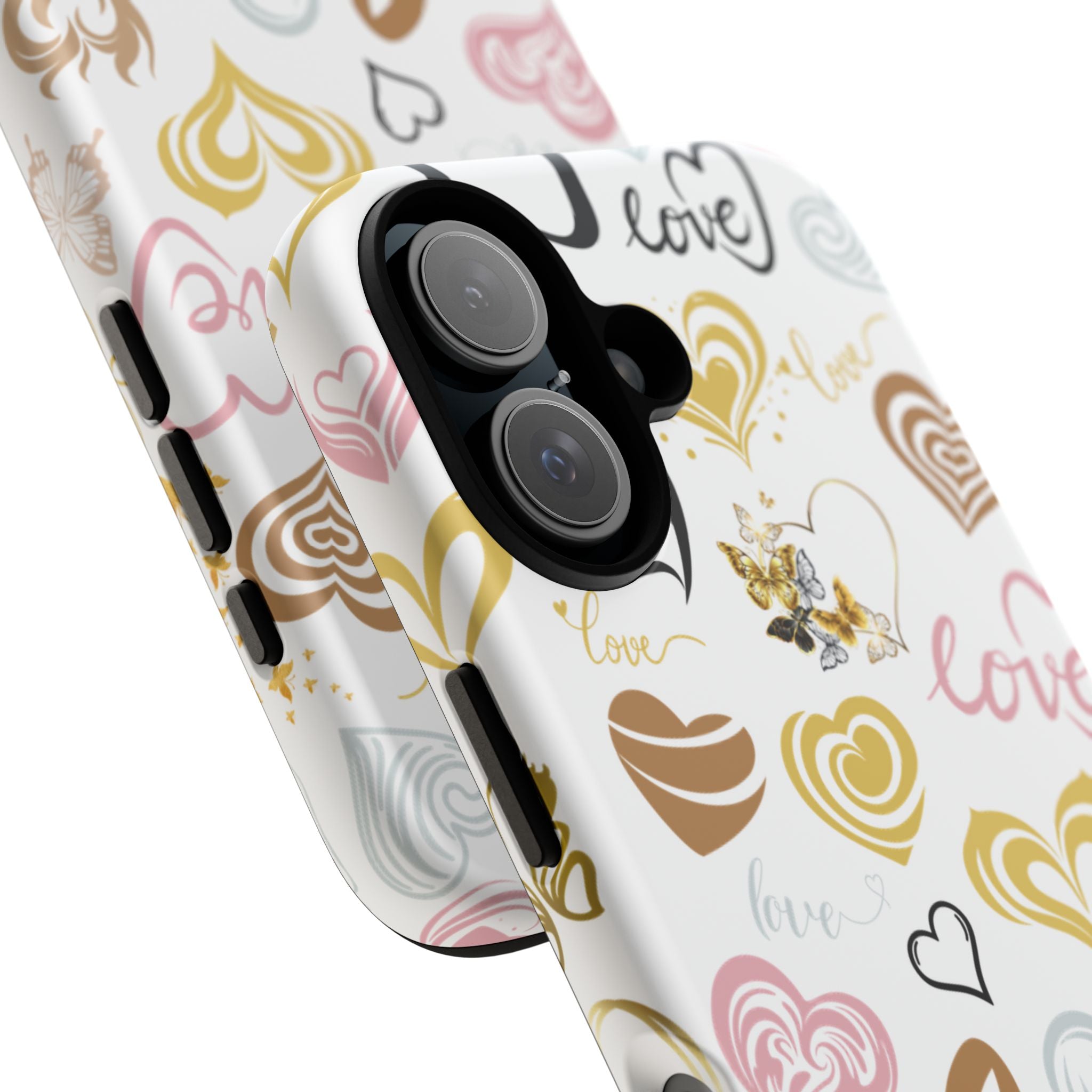 Heart Patterns Tough Phone Cases, Protective Cover