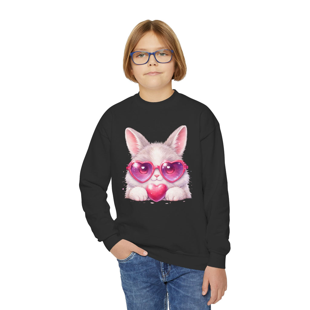 Bunny theme Youth Crewneck Sweatshirt