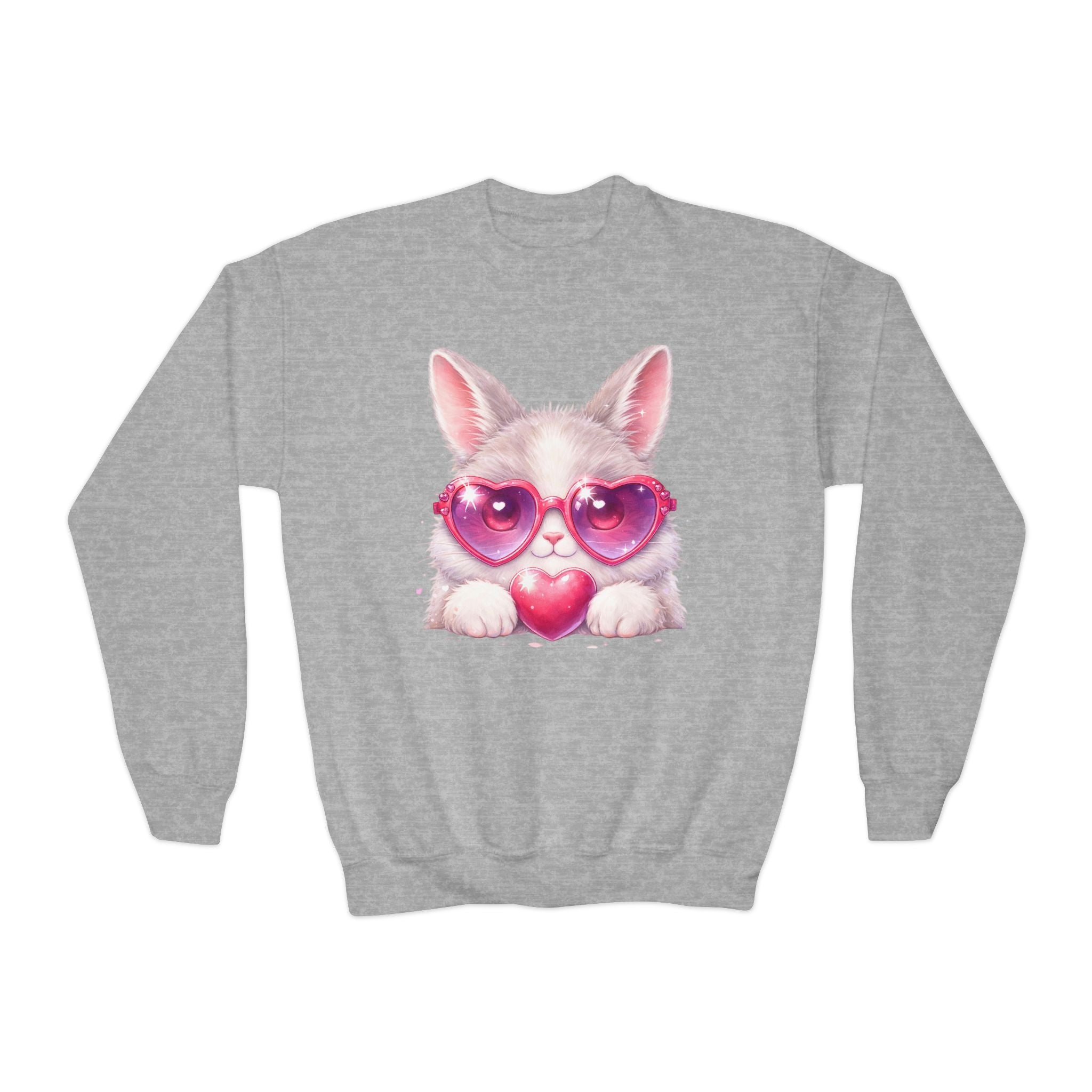 Bunny theme Youth Crewneck Sweatshirt