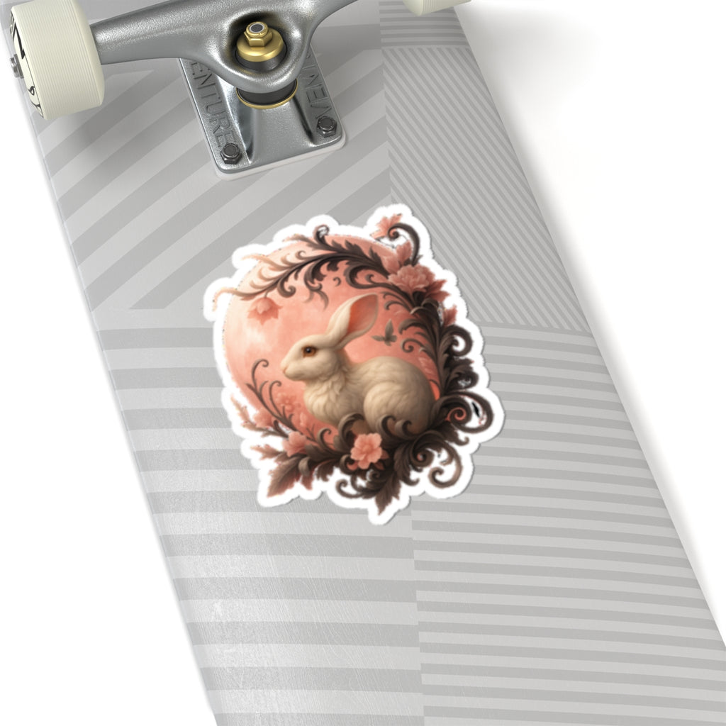 Beautiful Fairy Bunny Kiss-Cut Sticker