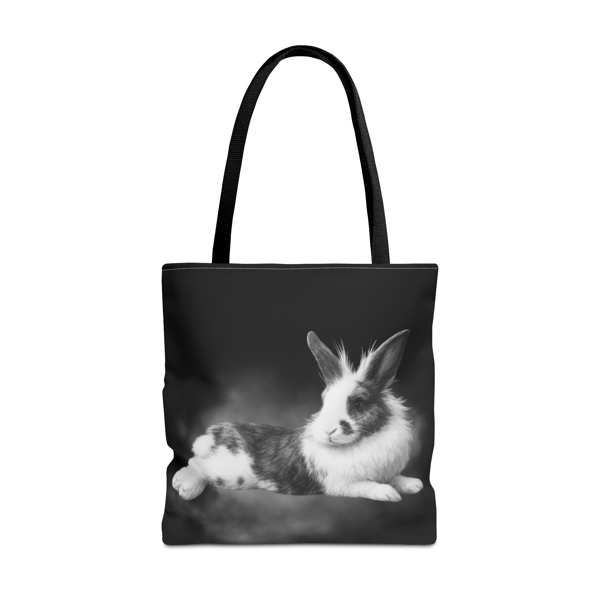 Black & White Bunny Tote Bag for Everyday Use
