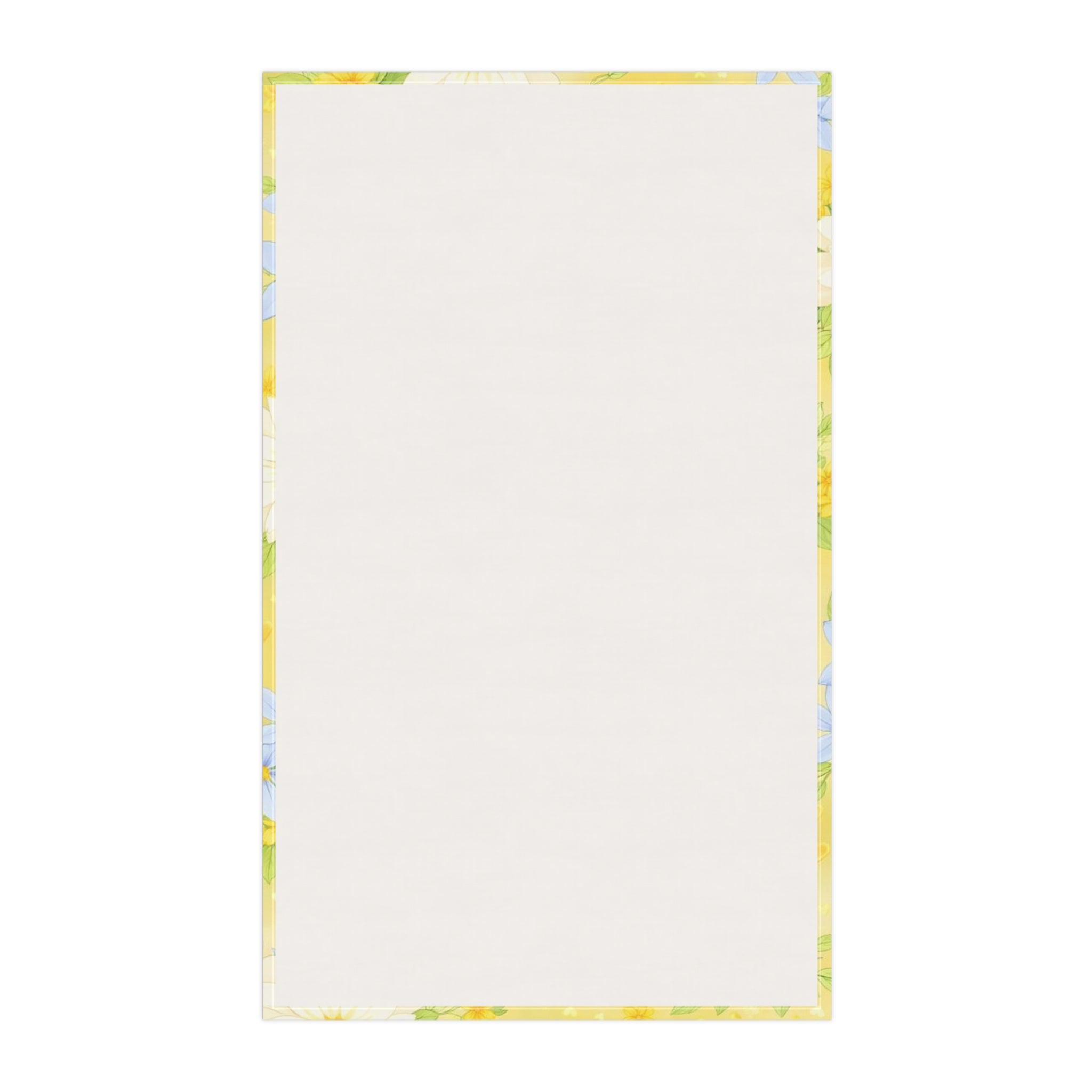 Daisy Meadows Floral Tea Towel – Yellow Spring Kitchen Towel