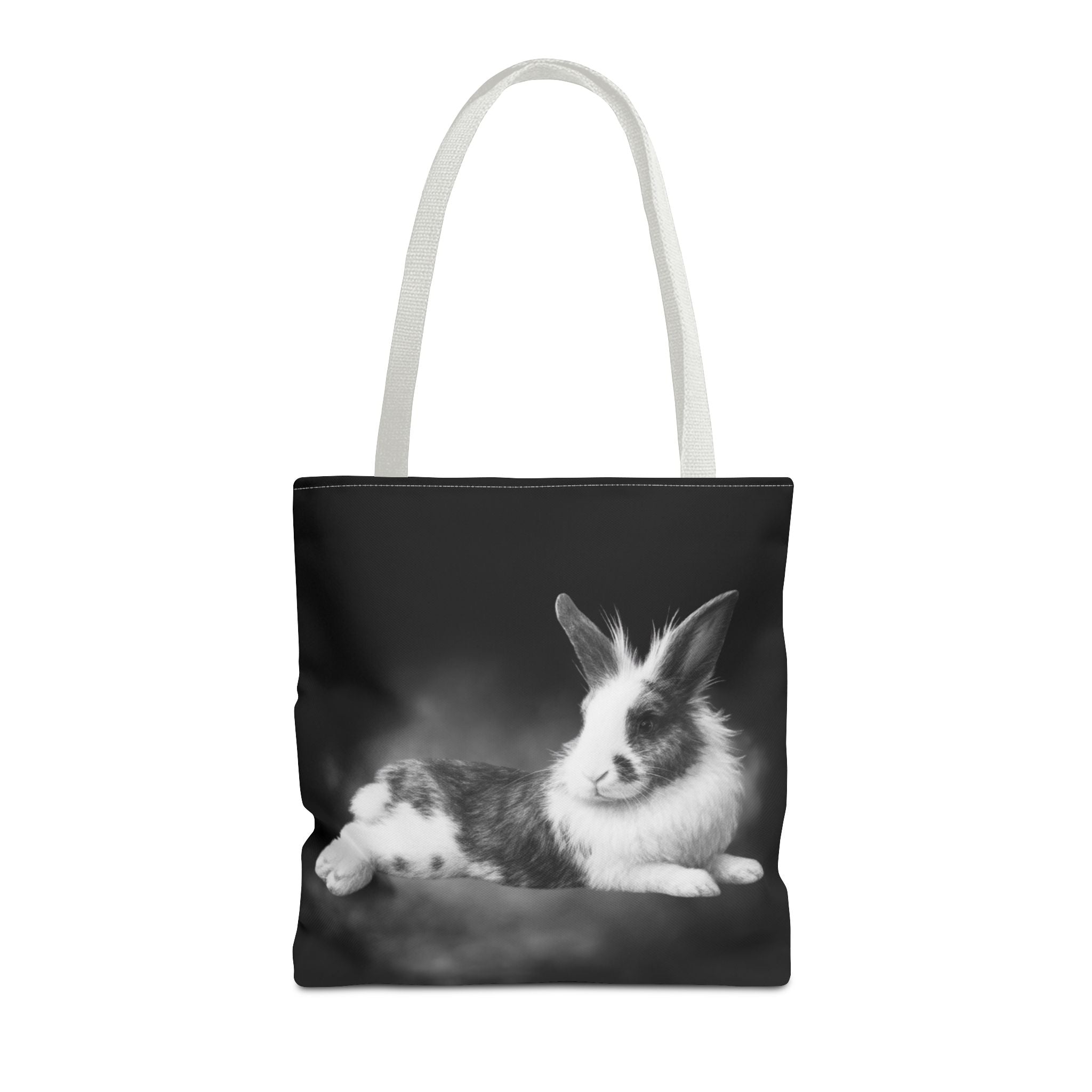 Black & White Bunny Tote Bag for Everyday Use
