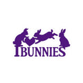 Purple Bunny Love Kiss-Cut Sticker