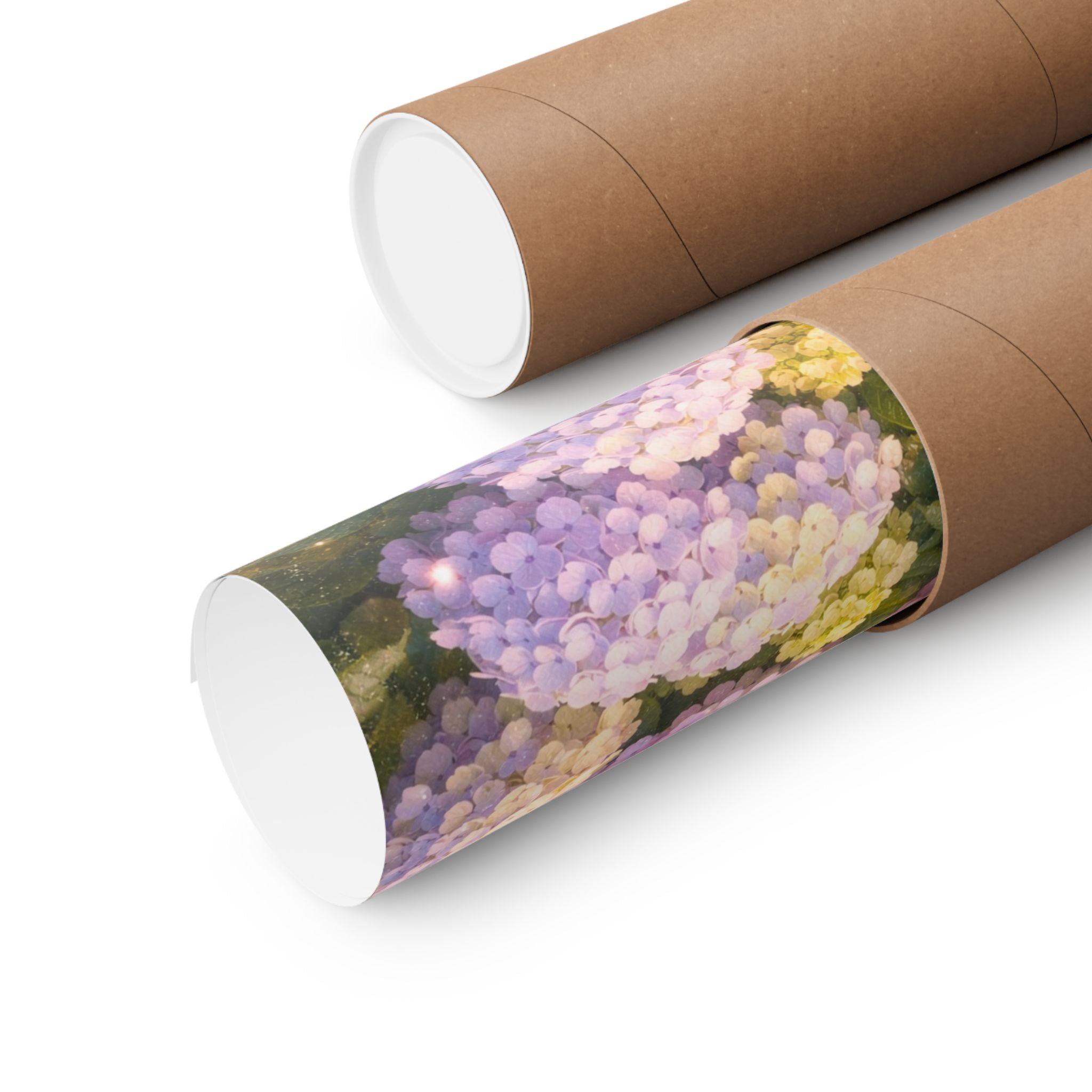 Fairy Hydrangea Flower Matte Vertical Poster