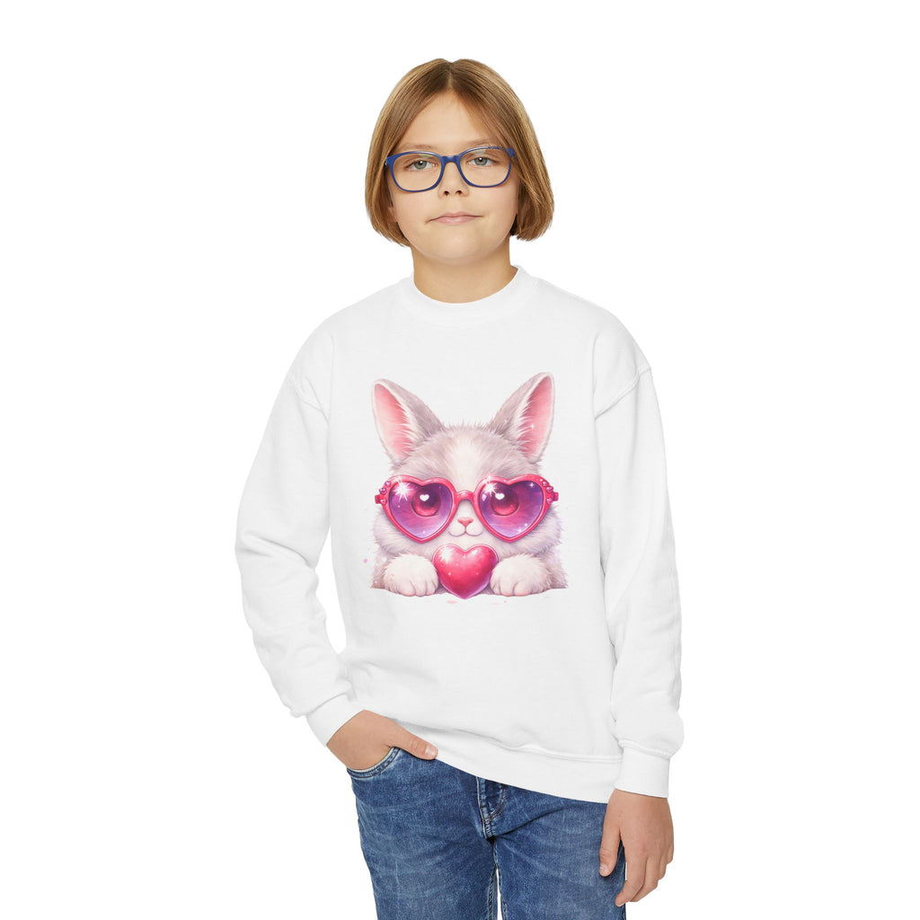 Bunny theme Youth Crewneck Sweatshirt