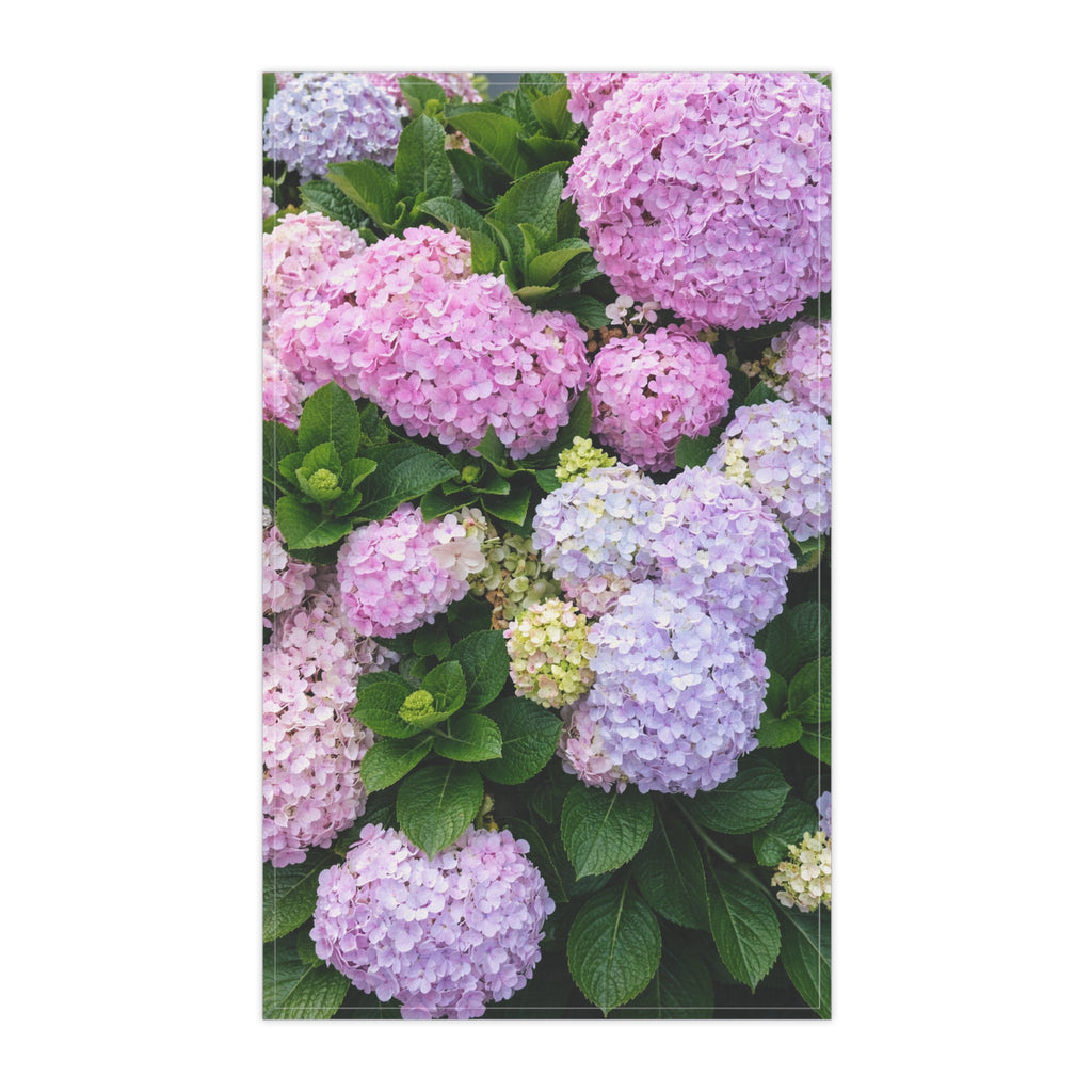 Hydrangea Flower Tea Kitchen Towel
