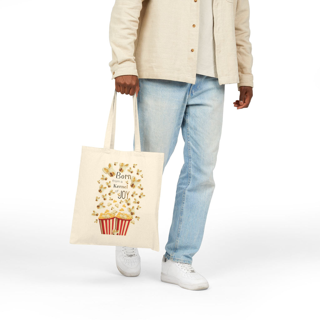 Tote Bag — "Popcorn" Bunny Canvas Tote