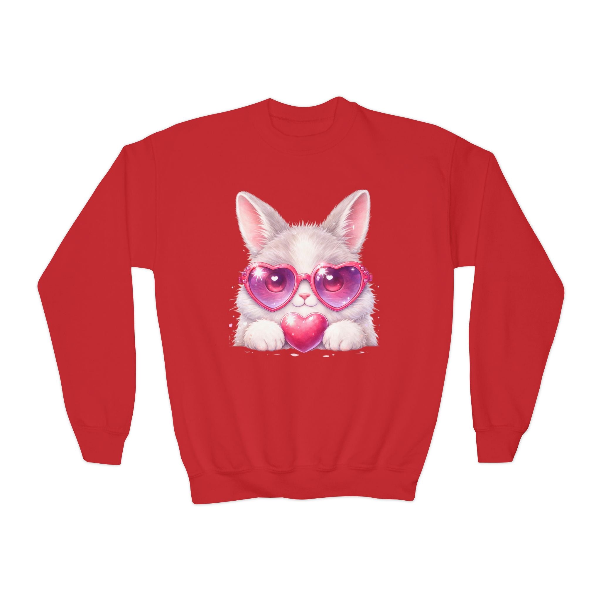 Bunny theme Youth Crewneck Sweatshirt