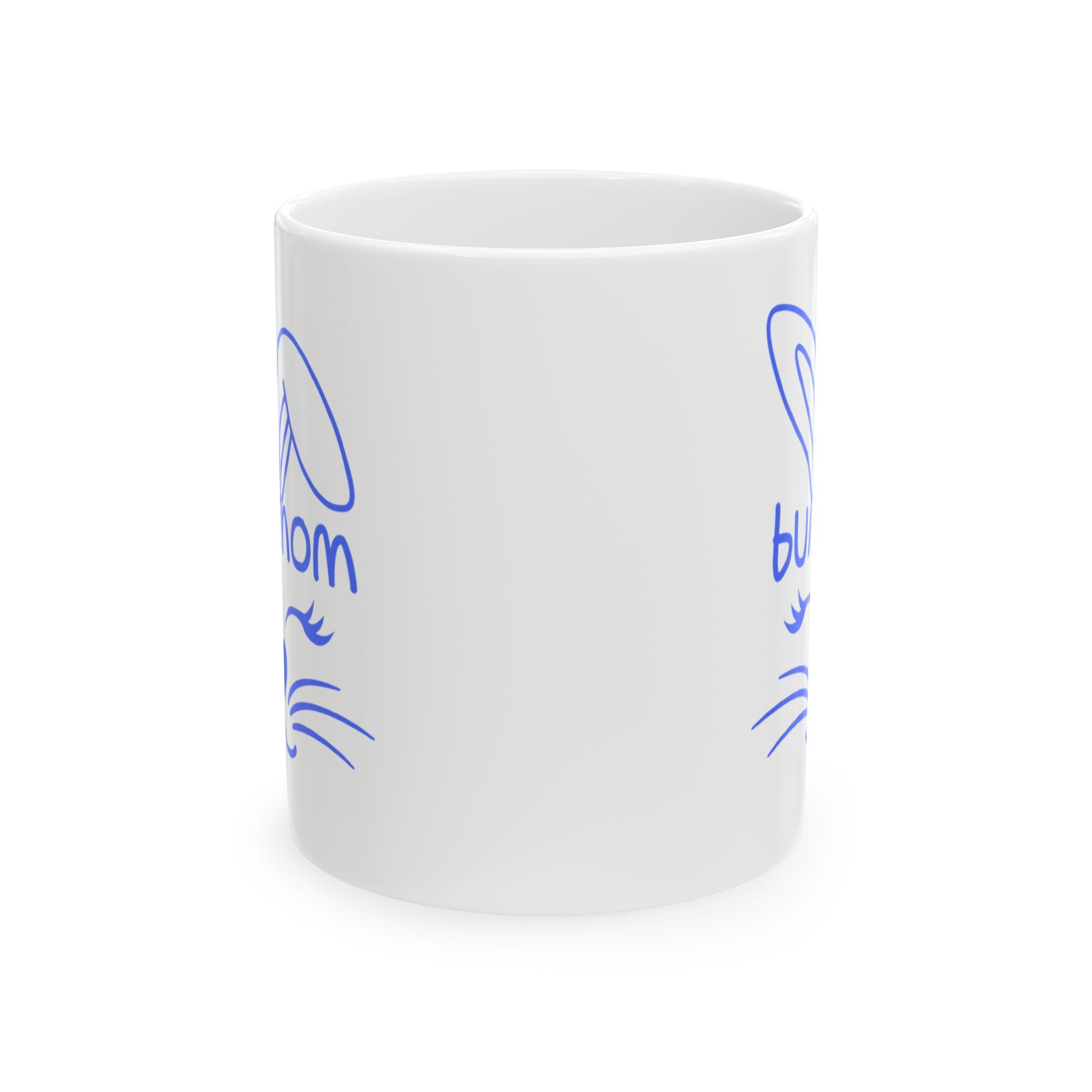 Cute Bun Mom Ceramic Mug — 11oz & 15oz