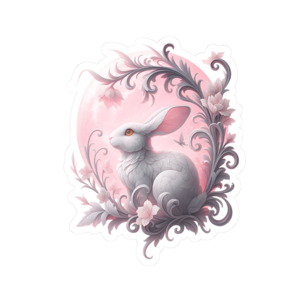 Fairy Bunny Kiss-Cut Sticker