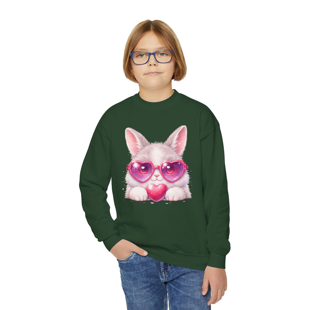 Bunny theme Youth Crewneck Sweatshirt