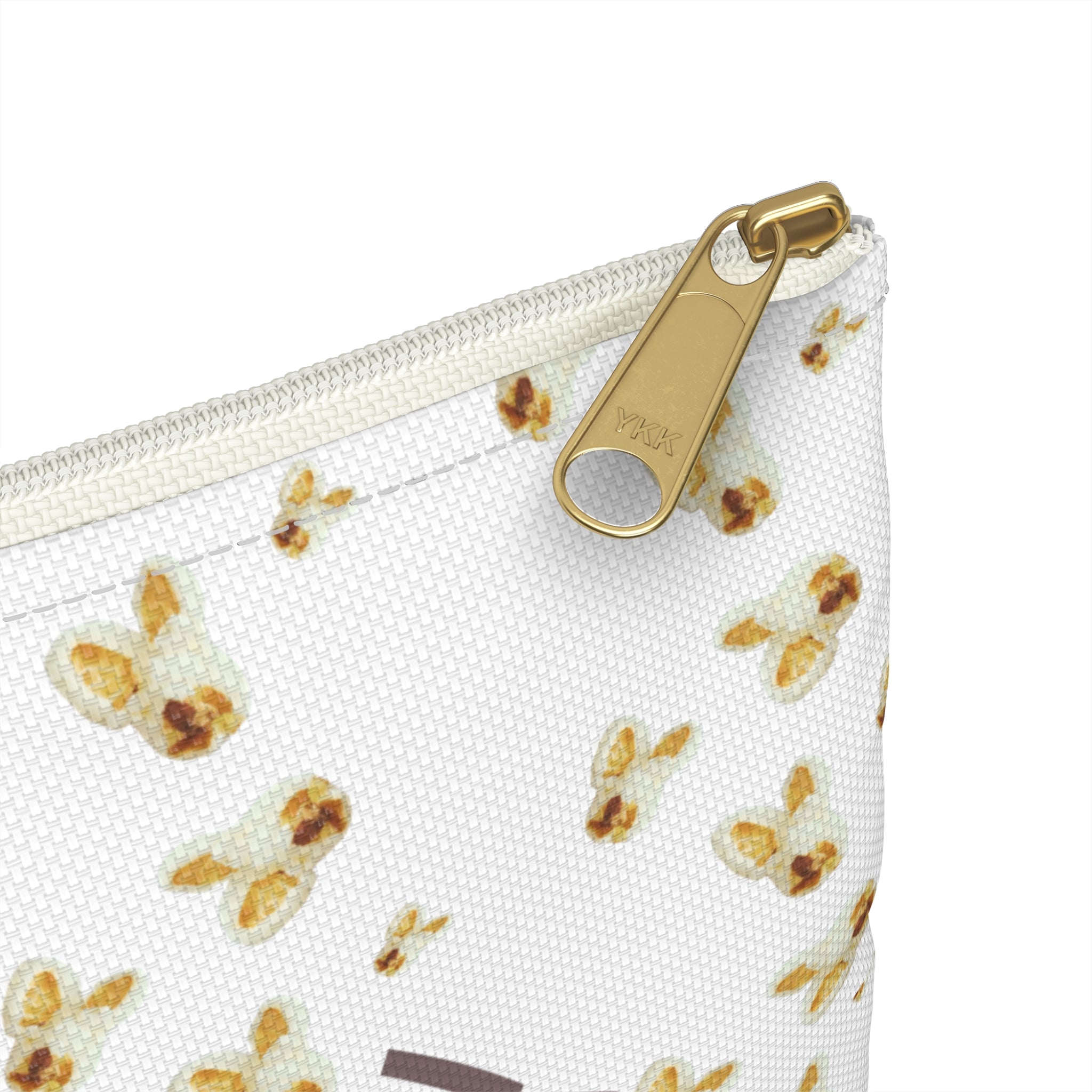 Accessory Pouch — "POPCORN money" Bunny Pattern little pouch