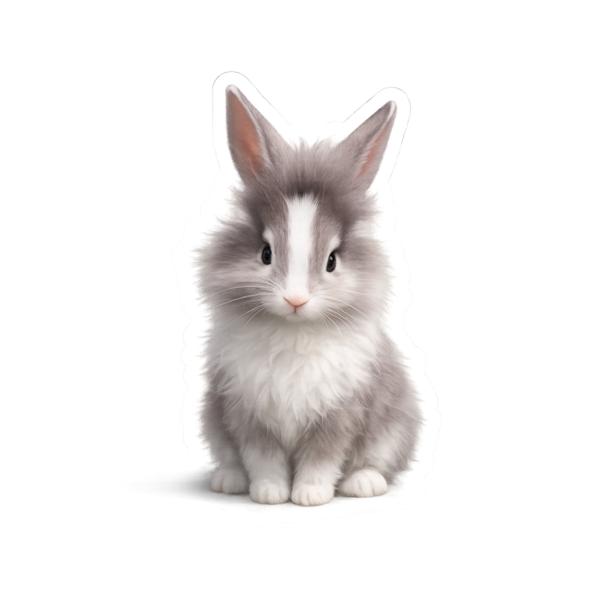 Super Cute Bunny Kiss-Cut Sticker