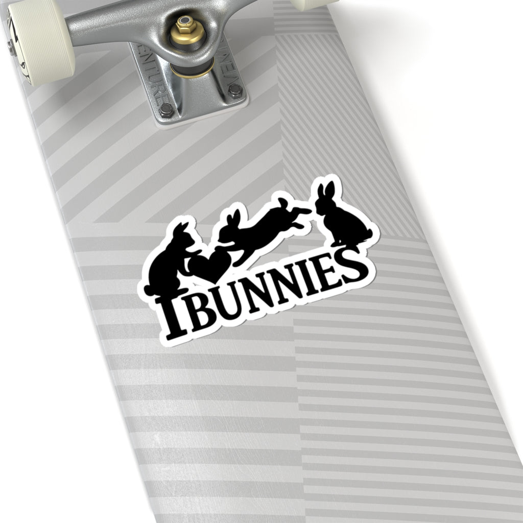 Bunny Love Kiss-Cut Sticker