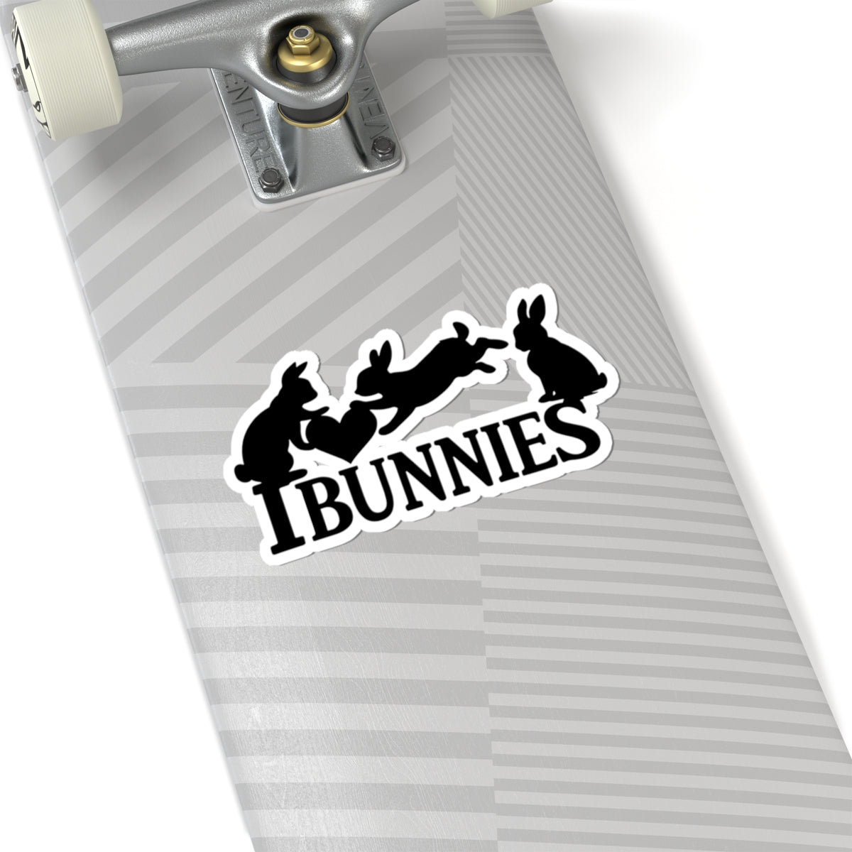 Bunny Love Kiss-Cut Sticker