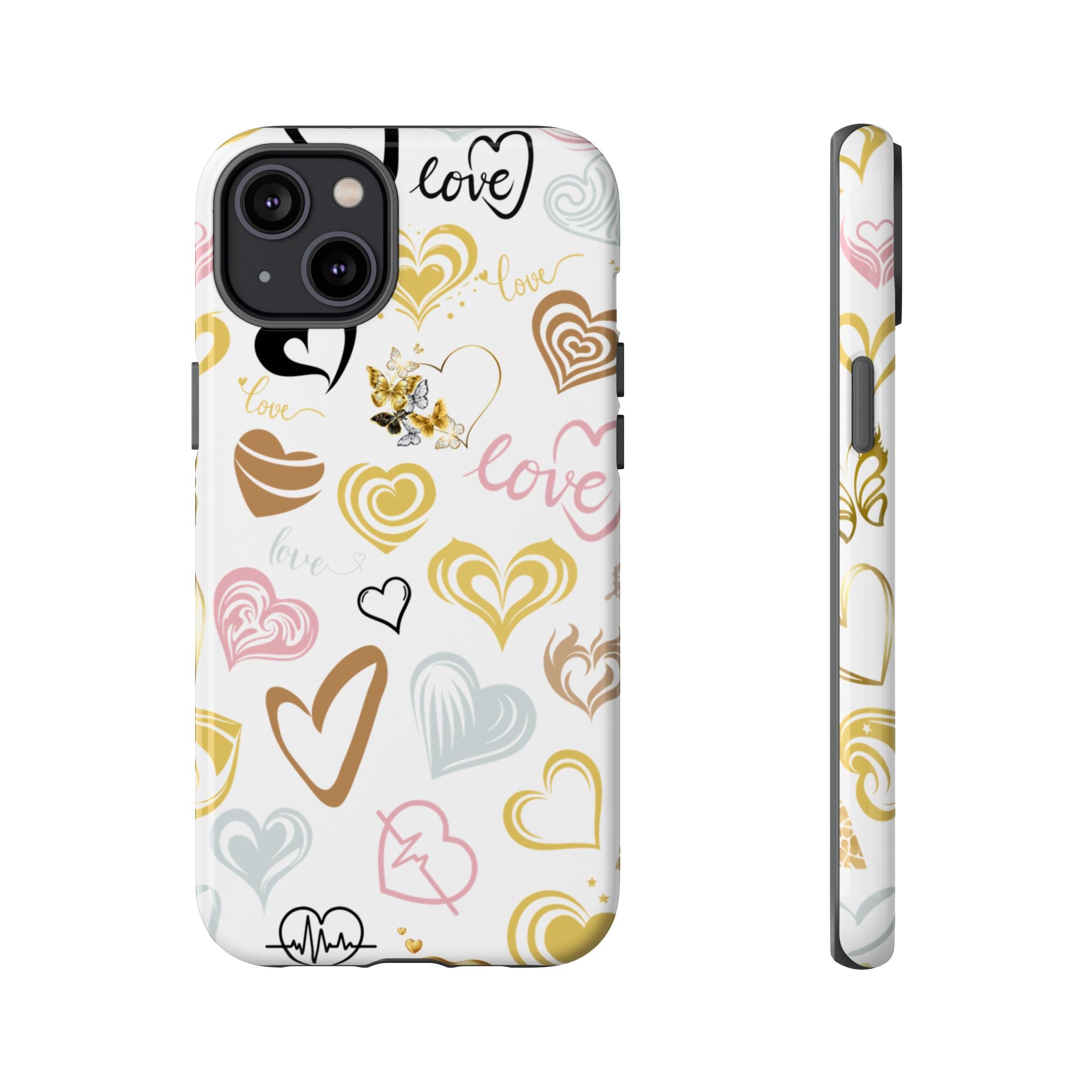 Heart Patterns Tough Phone Cases, Protective Cover