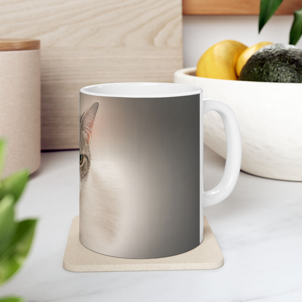 Cat Ceramic Mug with the real attitude