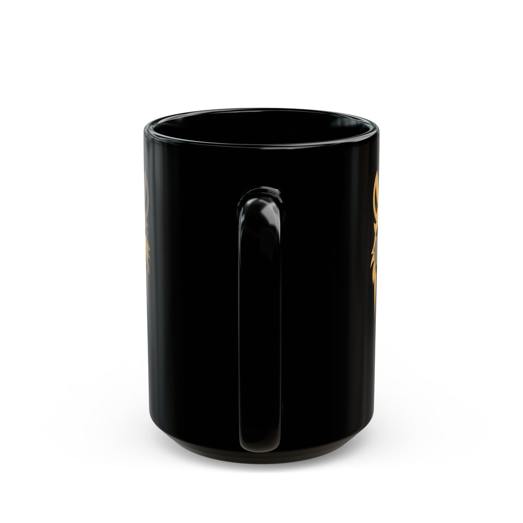 Alpaca Vibes Black Mug — 11oz & 15oz Ceramic Coffee Cup