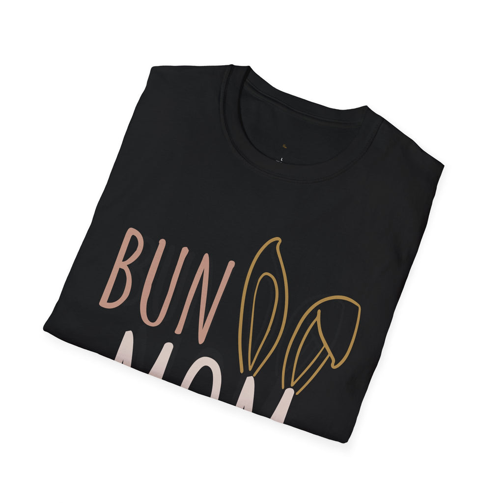 Bun Mom Unisex Softstyle T-Shirt - Cute Gift idea