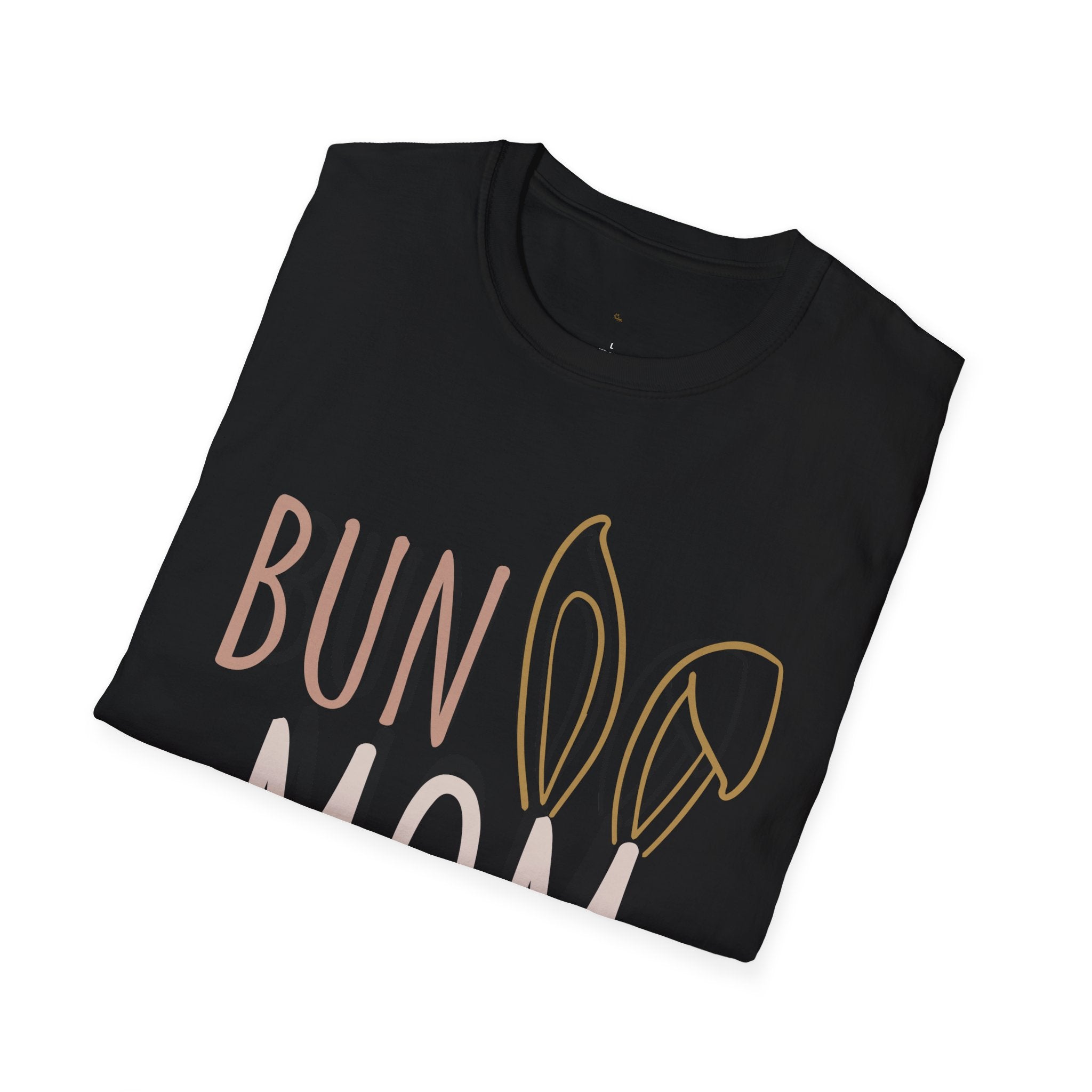 Bun Mom Unisex Softstyle T-Shirt - Cute Gift idea