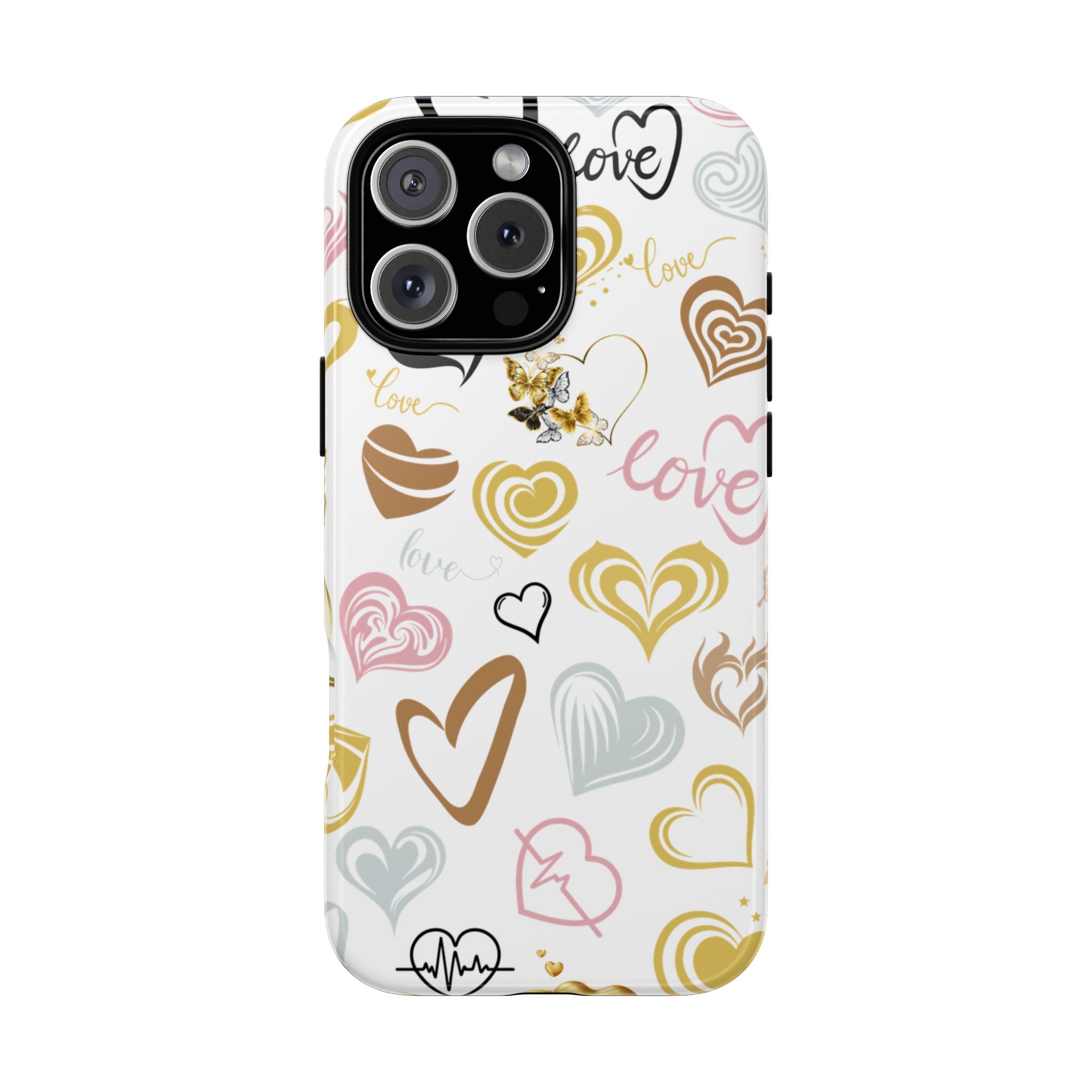 Heart Patterns Tough Phone Cases, Protective Cover