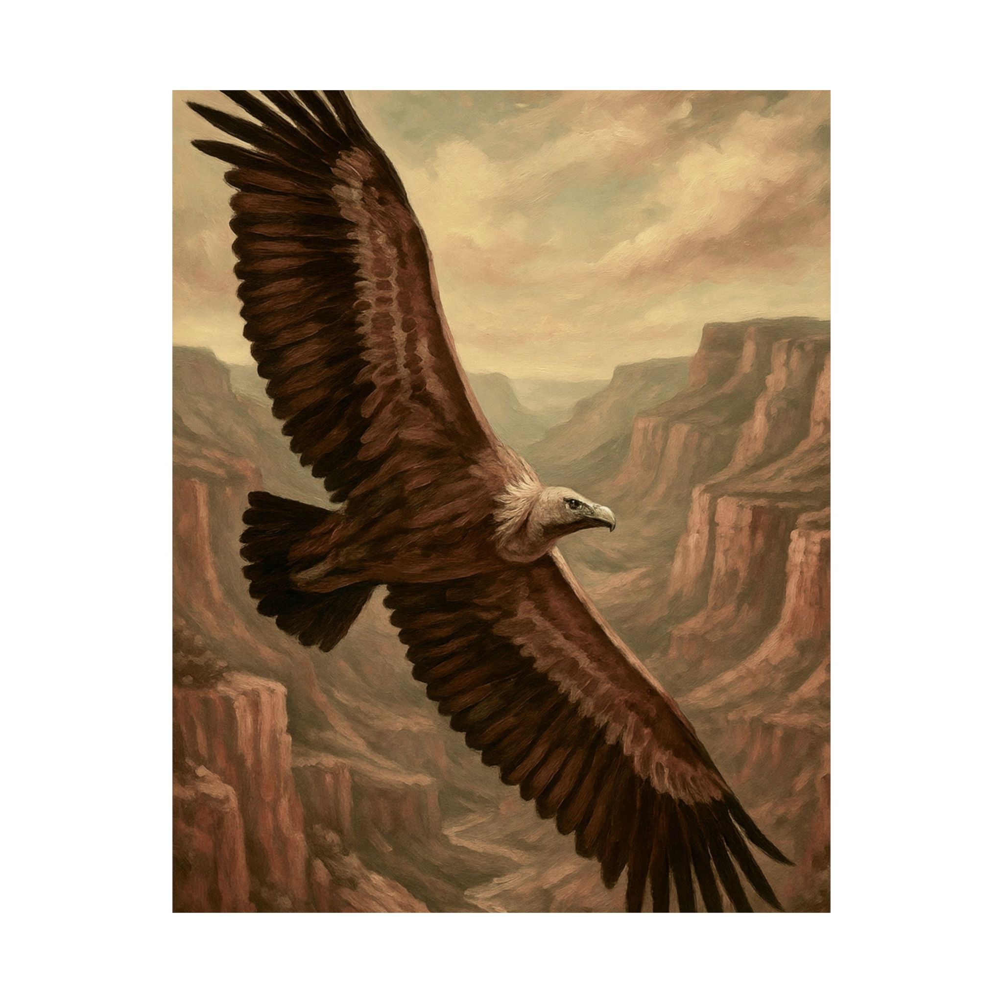 Matte Vertical Poster Condor Wall Art Print