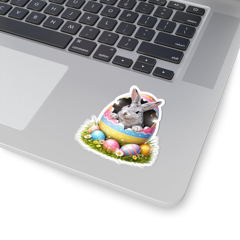 Easter Bunny Kiss-Cut Sticker