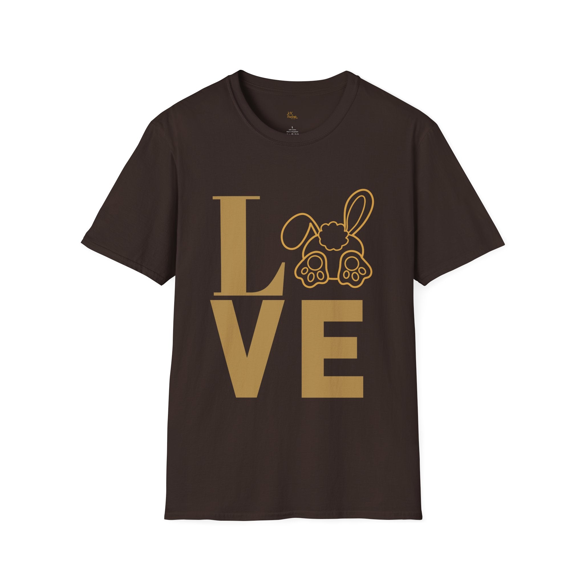 Cute Bunny Love Unisex Softstyle T-Shirt for Spring , Bunny Tee,