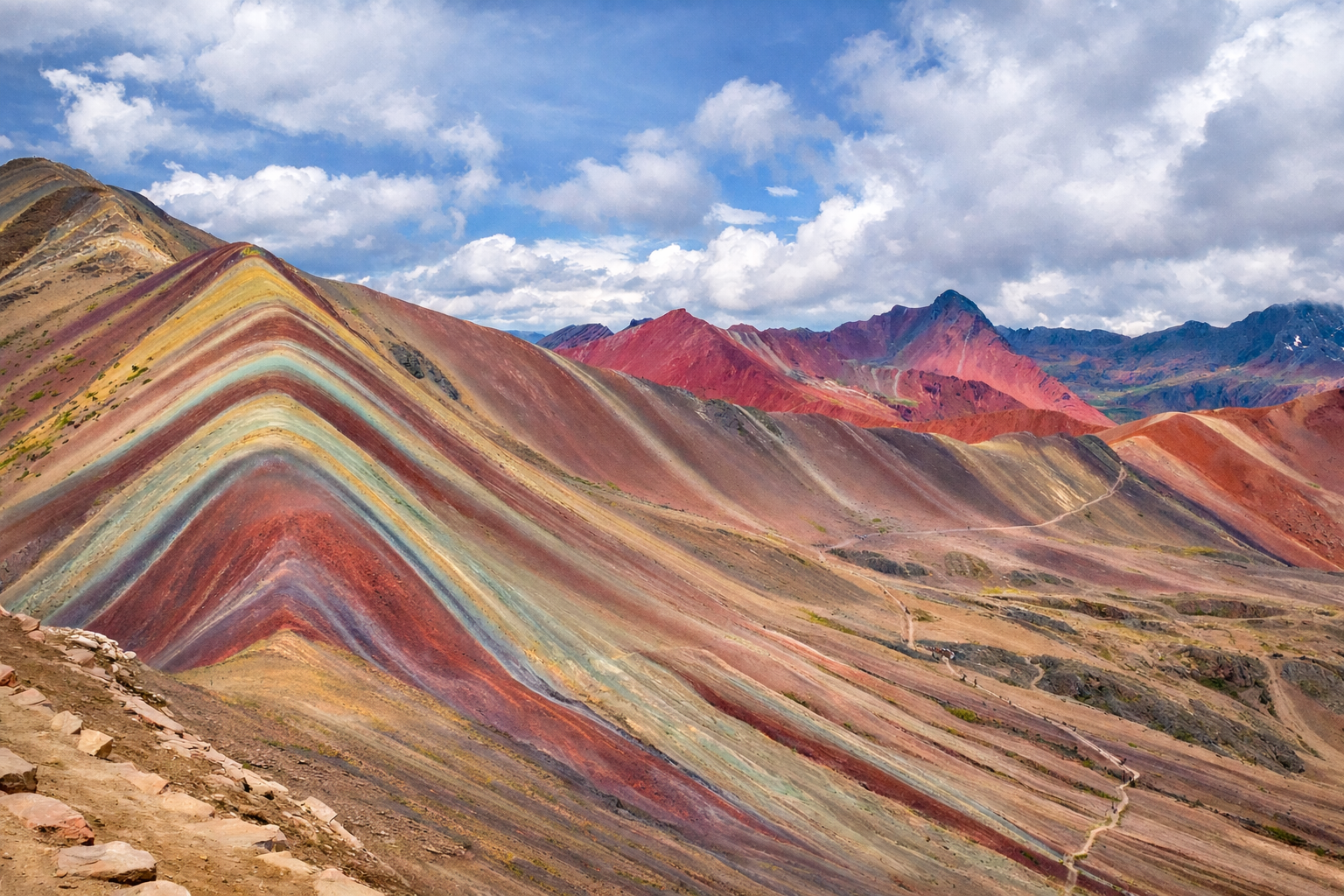 Rainbow Mountain Wall Art