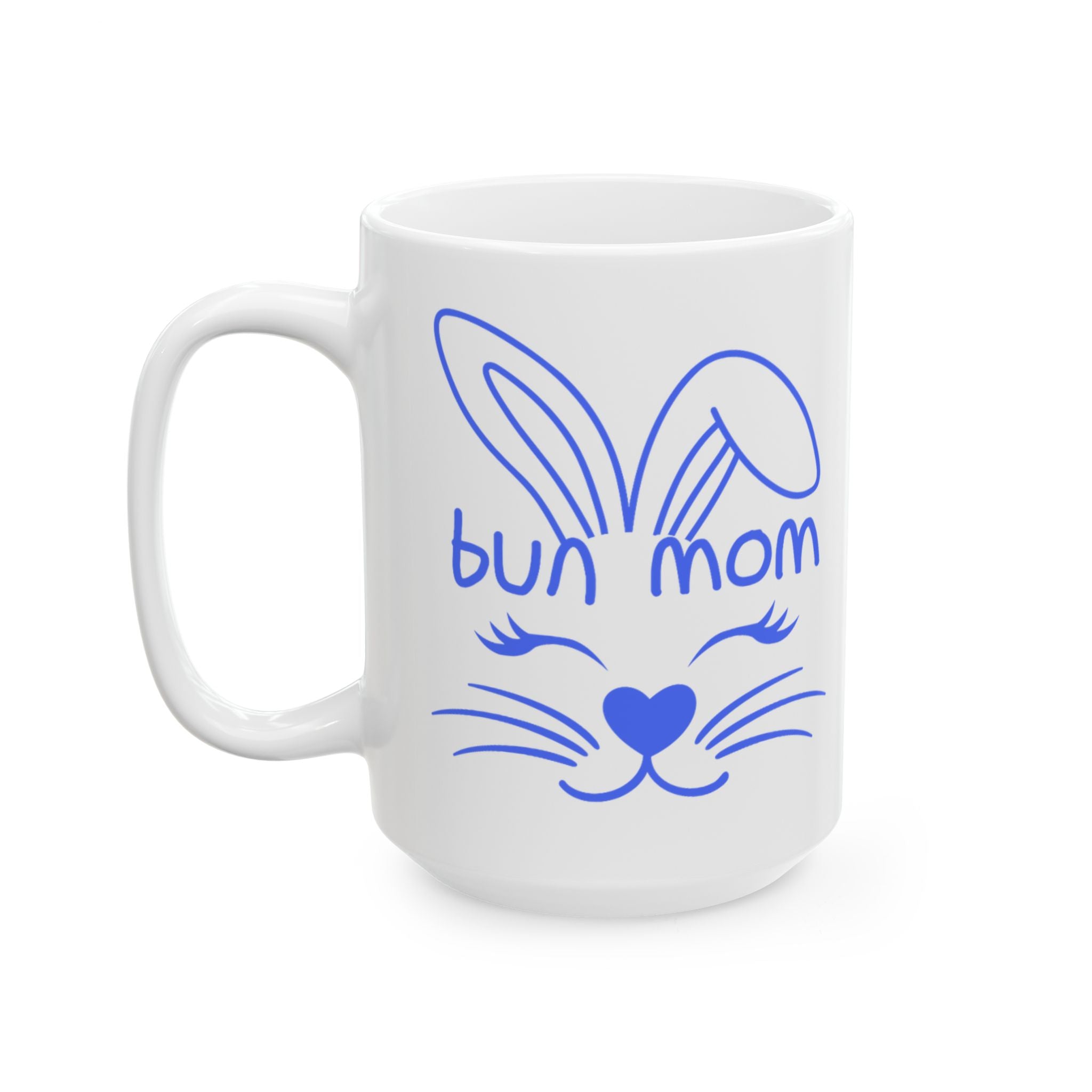 Cute Bun Mom Ceramic Mug — 11oz & 15oz