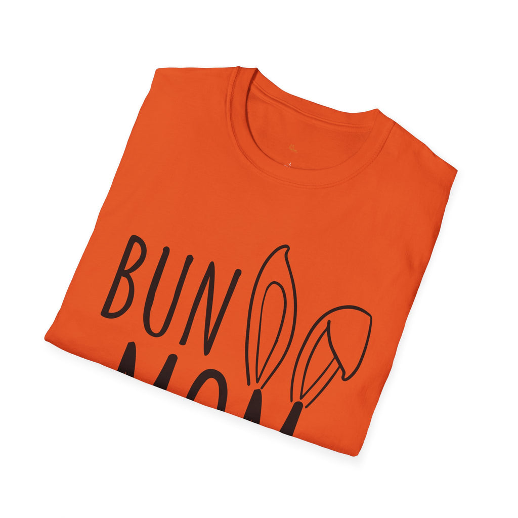 Bun Mom Unisex Softstyle T-Shirt - Cute Gift idea