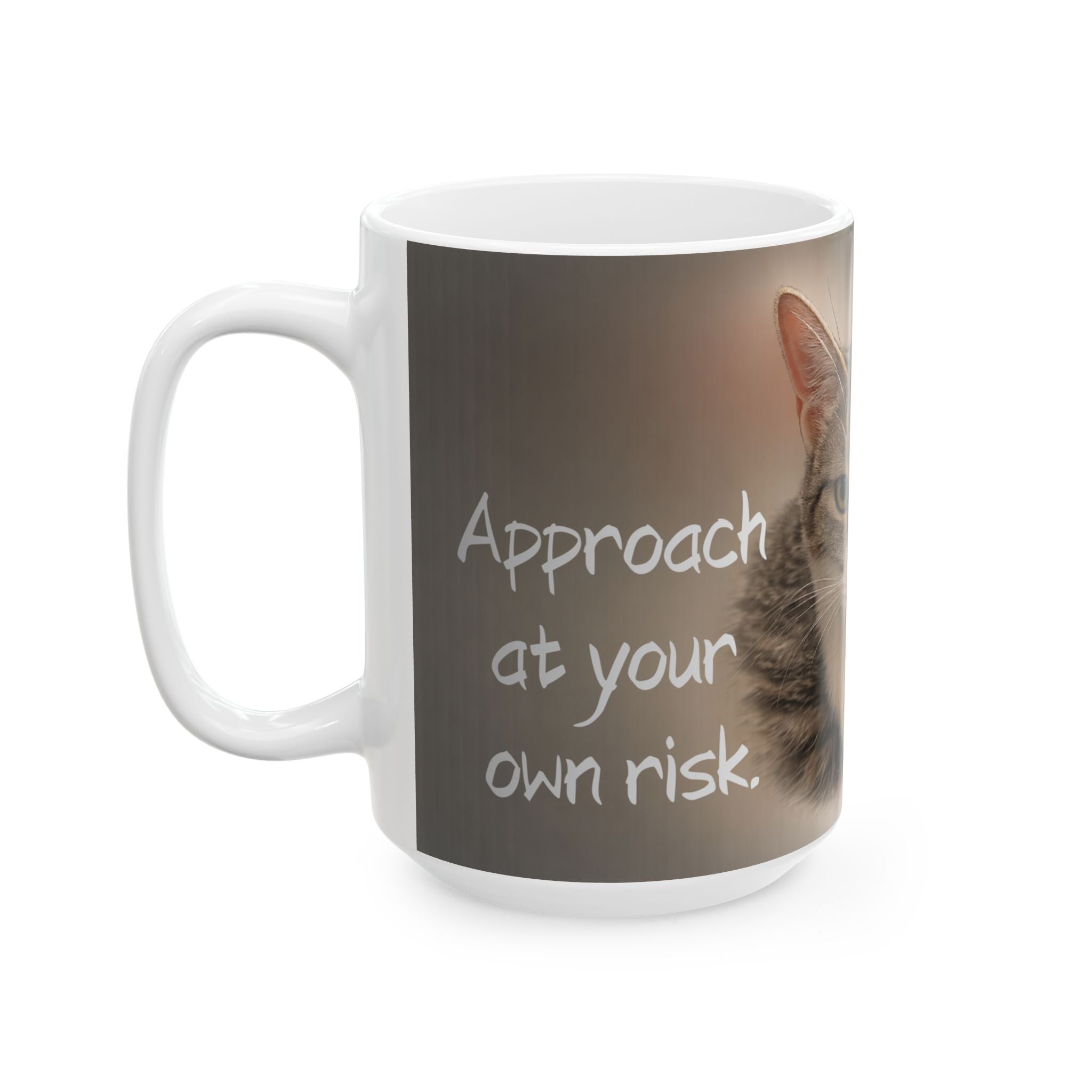 Cat Ceramic Mug with the real attitude