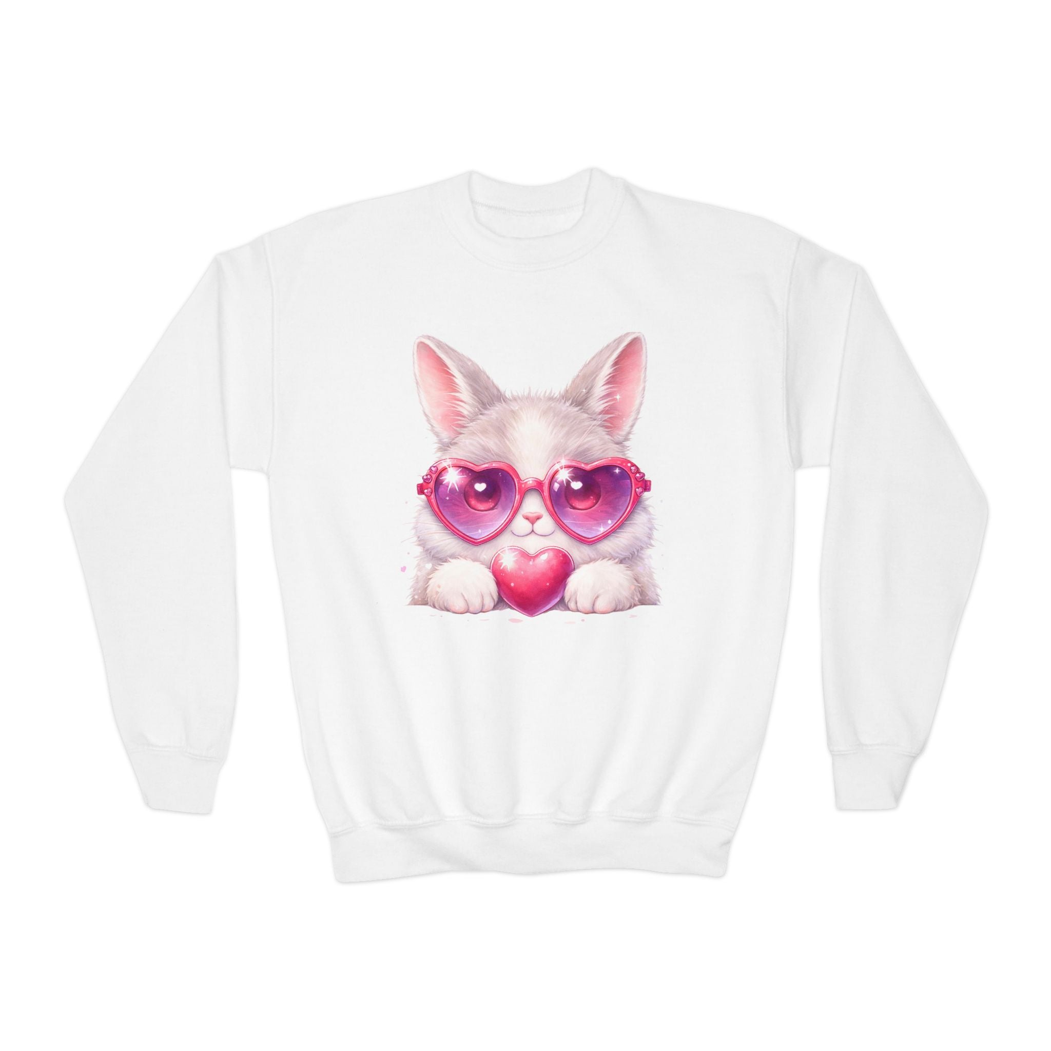 Bunny theme Youth Crewneck Sweatshirt