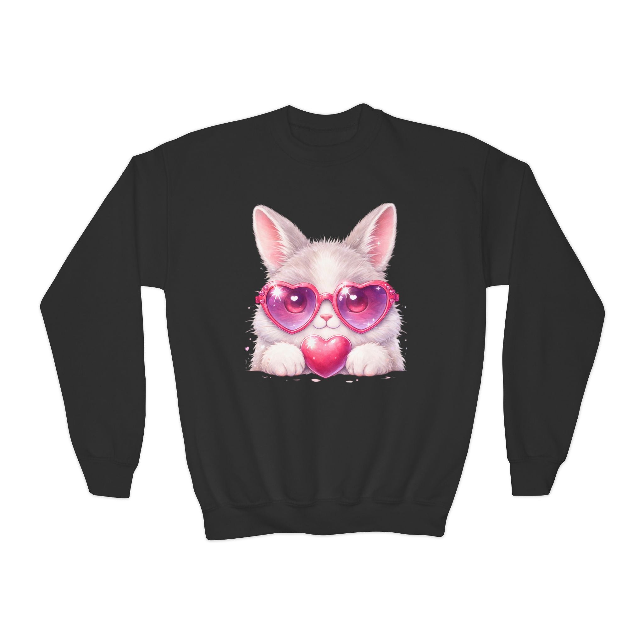 Bunny theme Youth Crewneck Sweatshirt