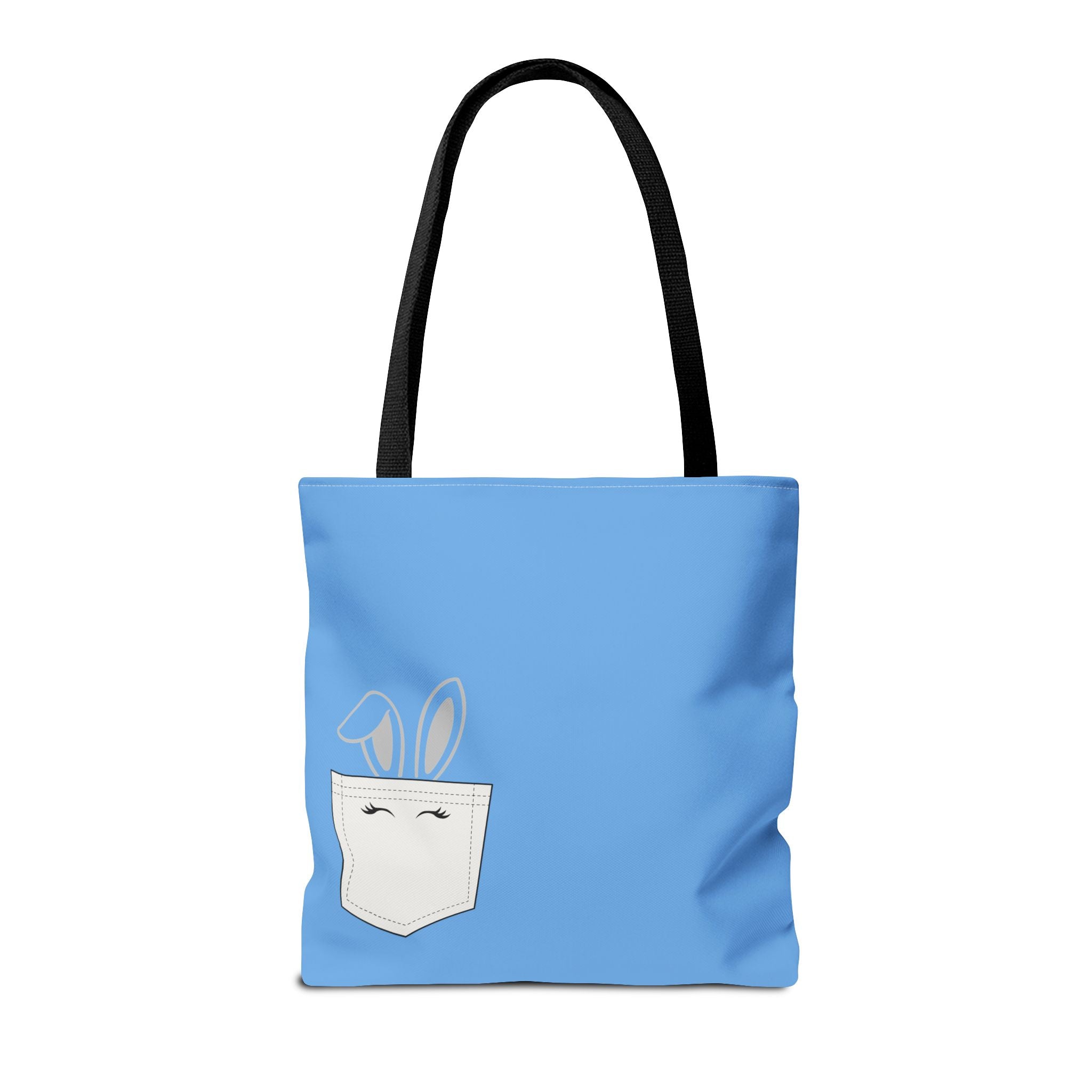 Bunny Pocket Tote Bag — Reusable Eco Travel Bag for Mom