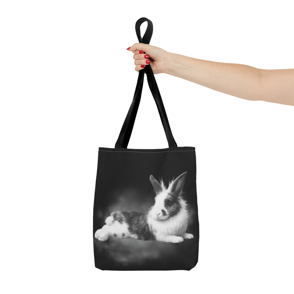 Black & White Bunny Tote Bag for Everyday Use