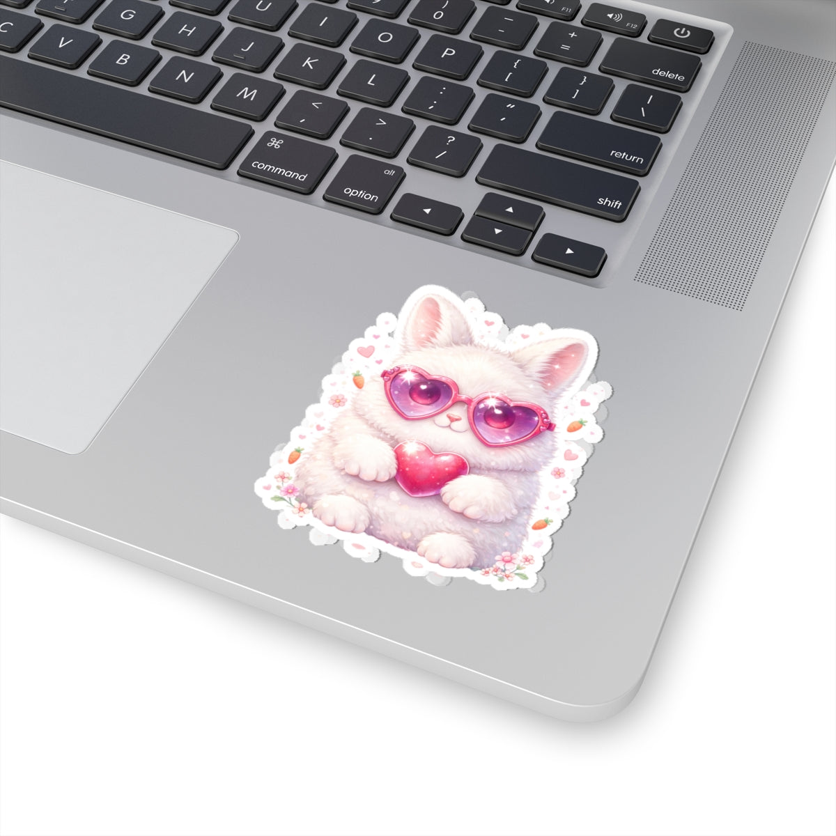 Cute Lovely Bunny Kiss-Cut Sticker