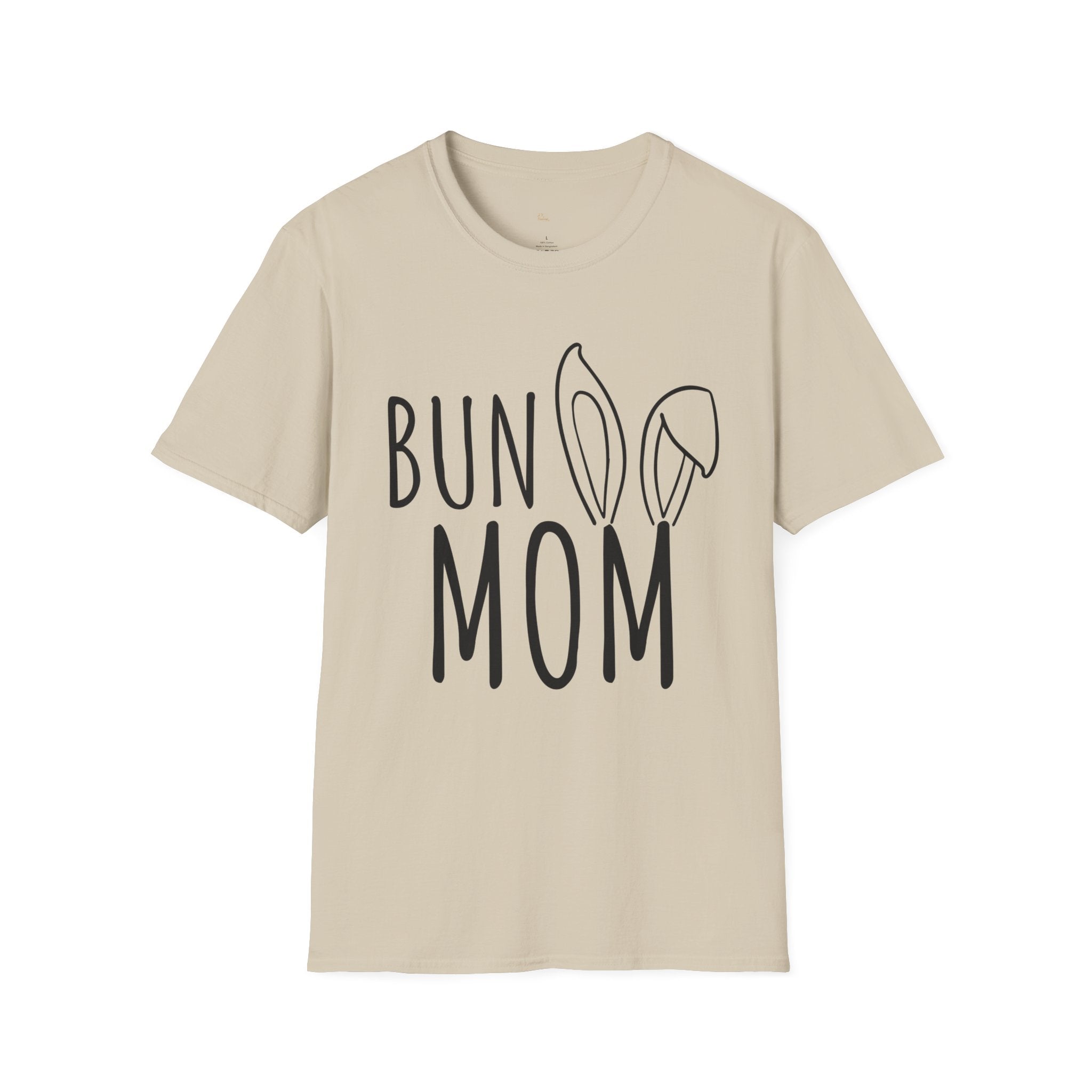 Bun Mom Unisex Softstyle T-Shirt - Cute Gift idea