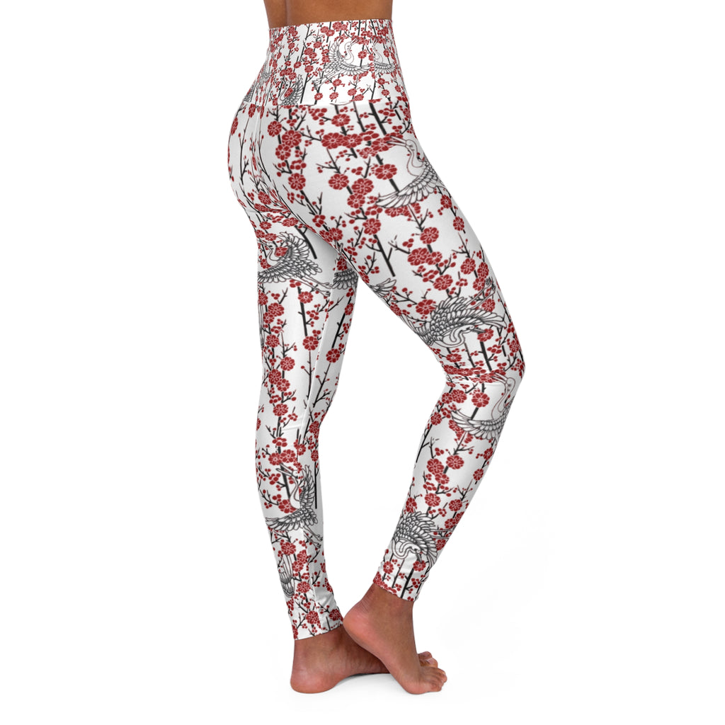 High Waisted Yoga Leggings (AOP)