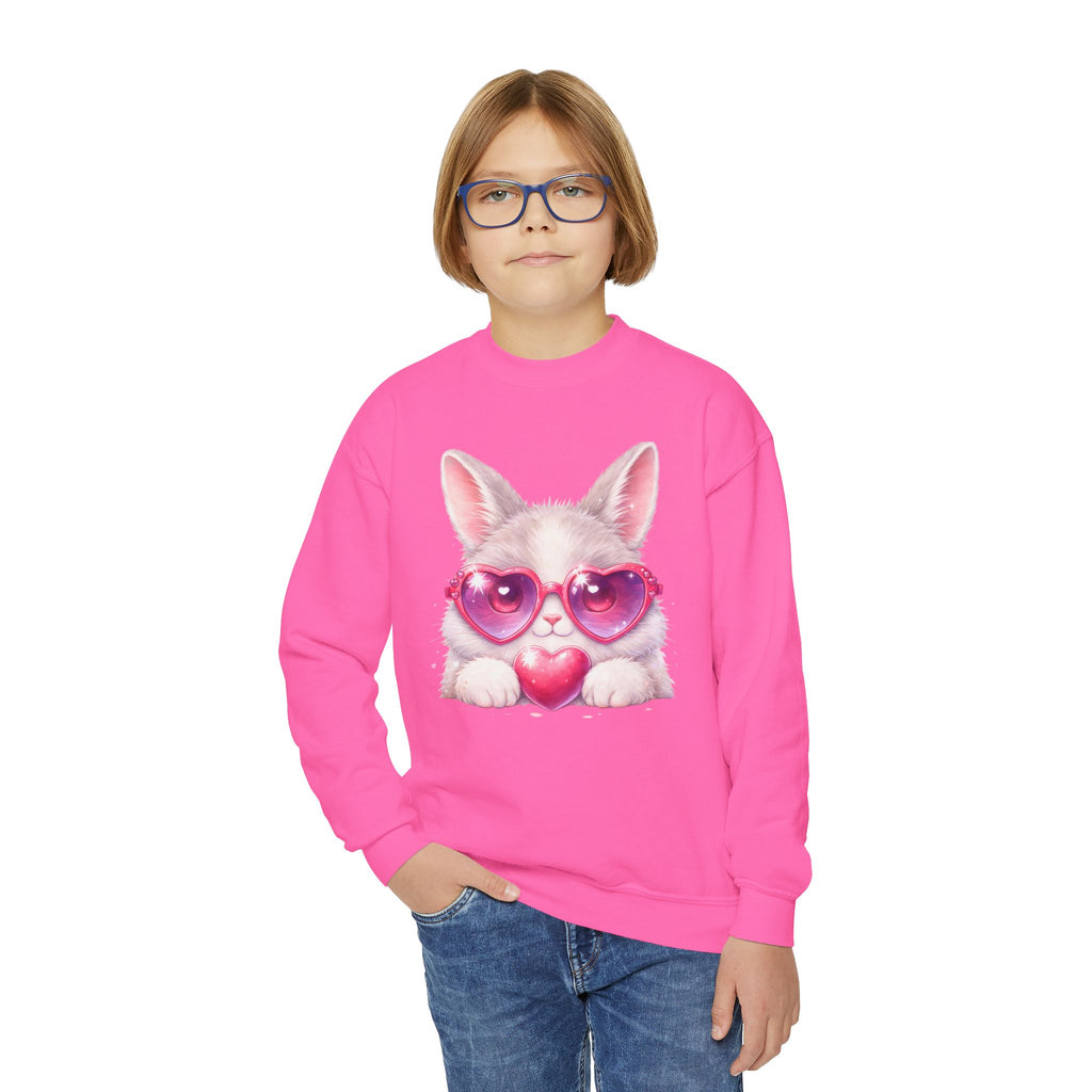 Bunny theme Youth Crewneck Sweatshirt